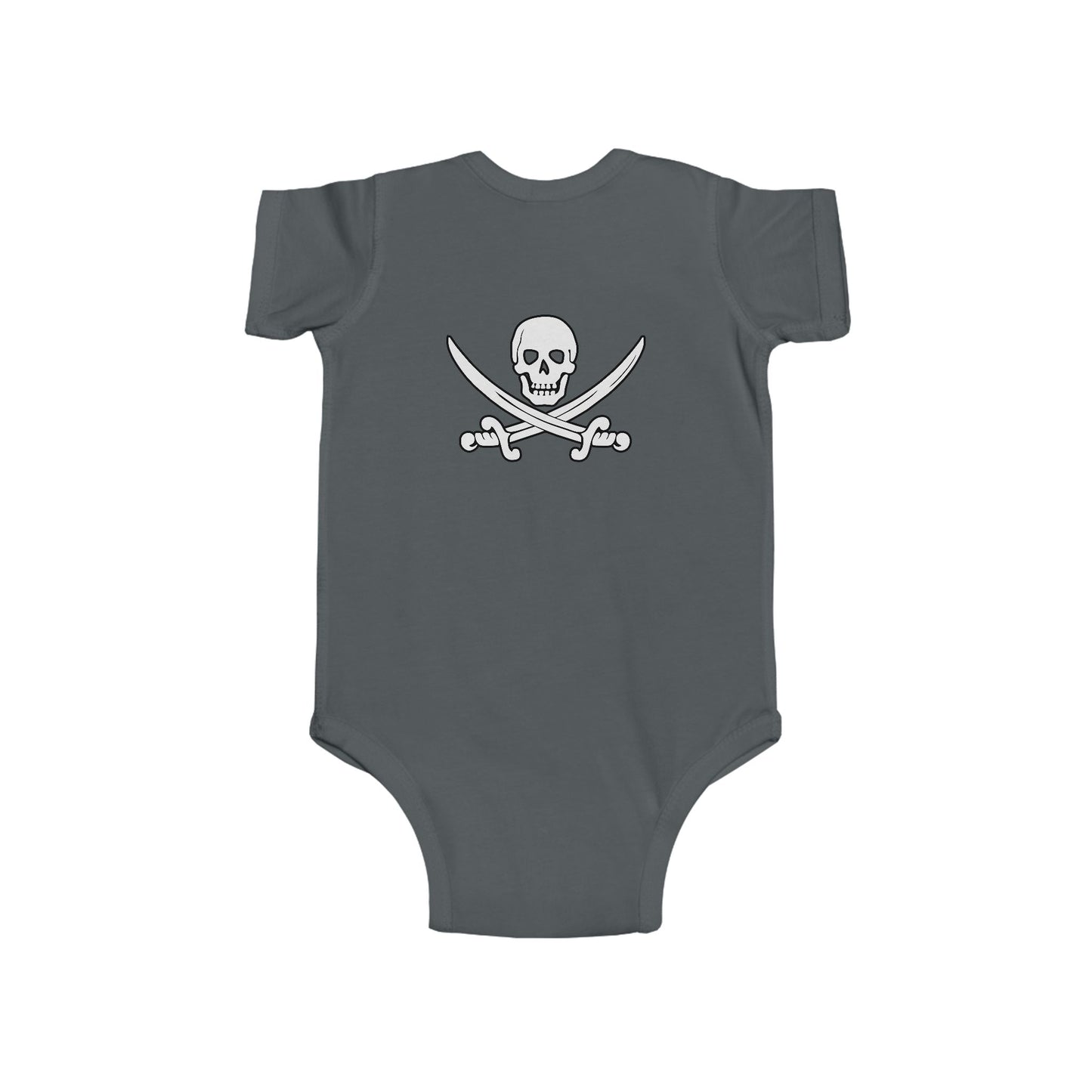 Lil Wench Double Print Pirate Baby Onesie