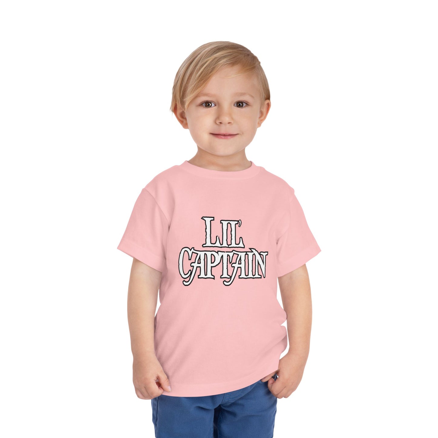 Lil Captain Double Print Pirate Toddler Tee