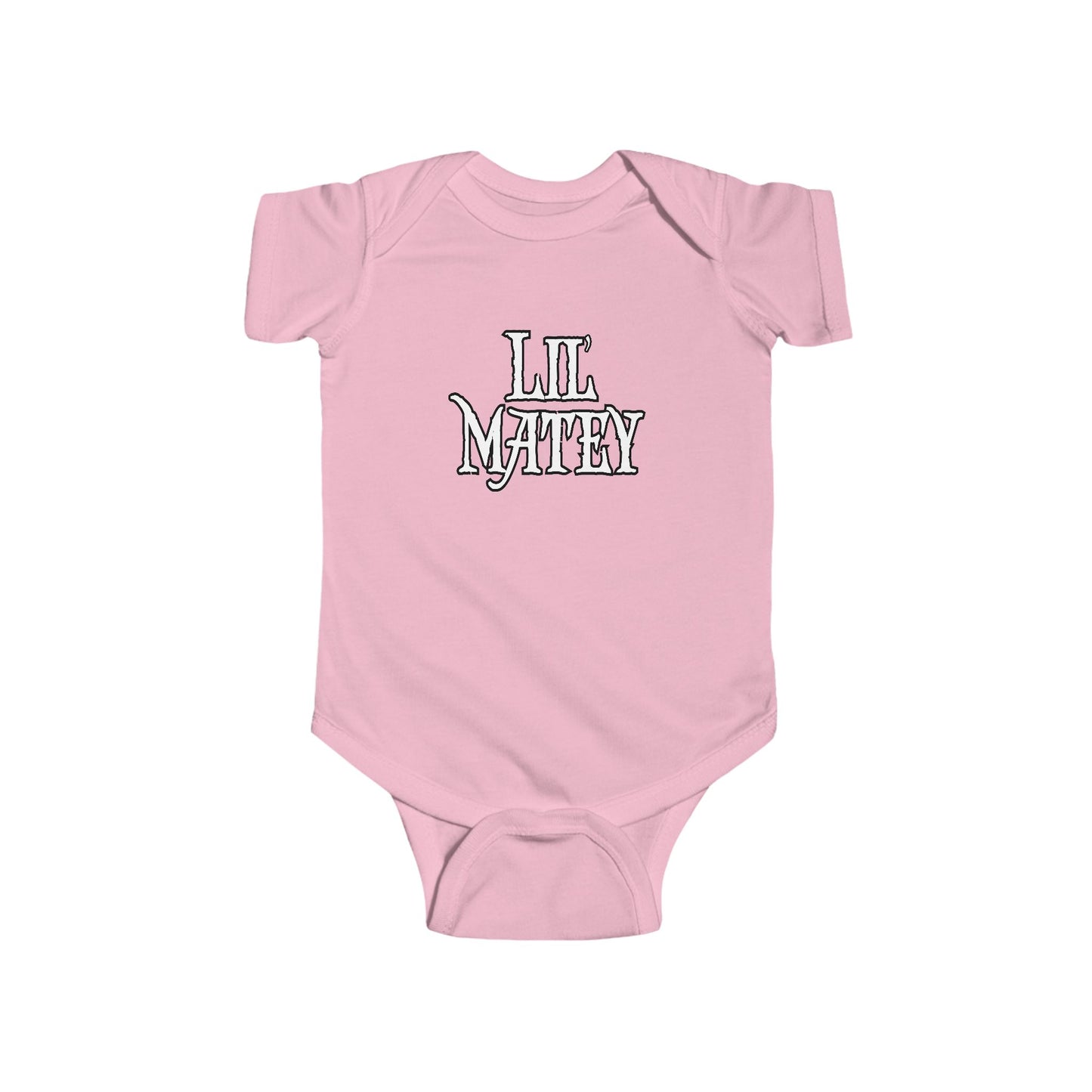 Lil Matey Double Print Pirate Baby Onesie