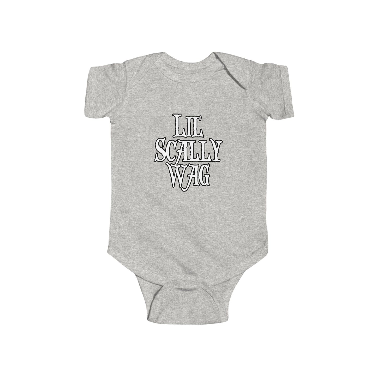 Lil Scallywag Double Print Pirate Baby Onesie