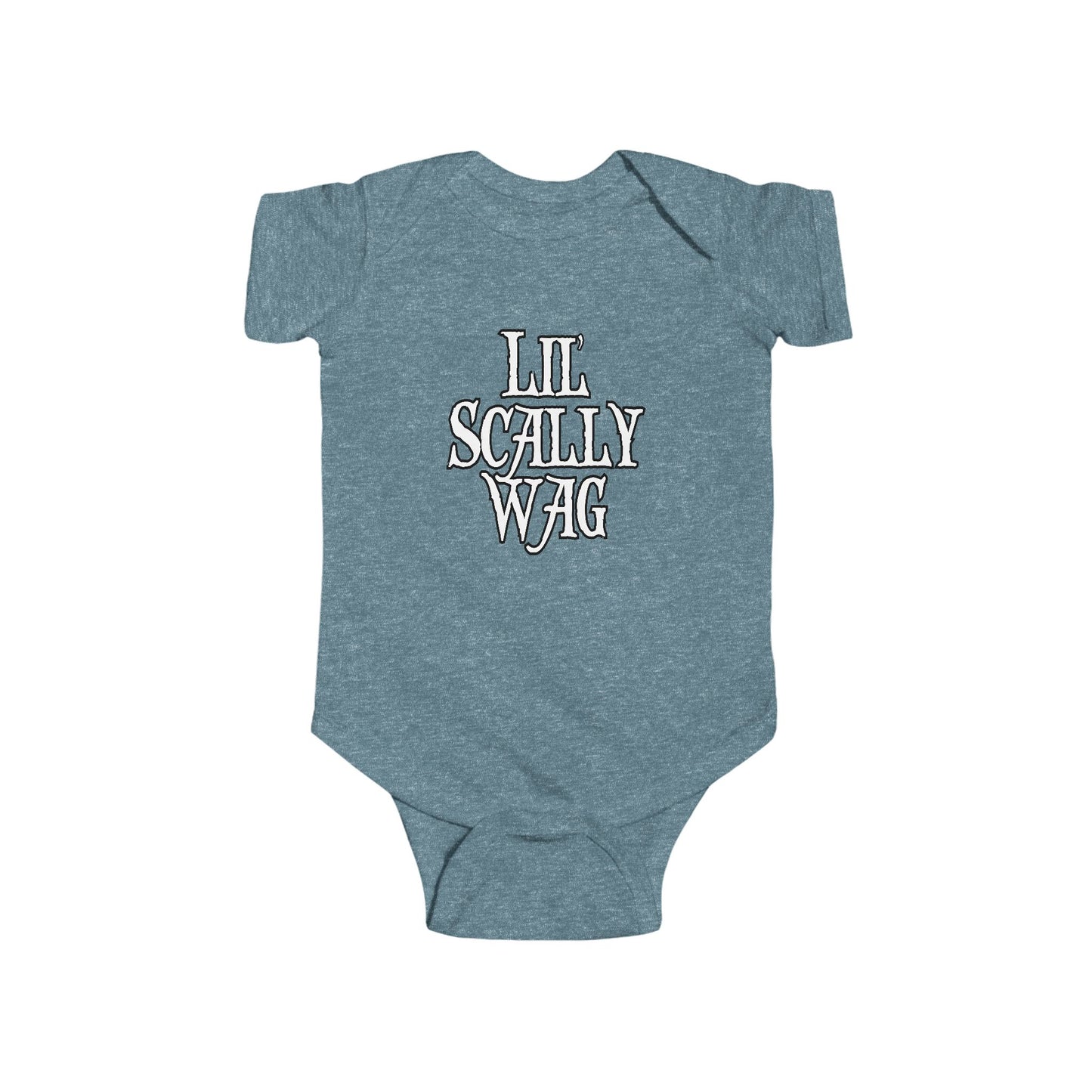 Lil Scallywag Double Print Pirate Baby Onesie