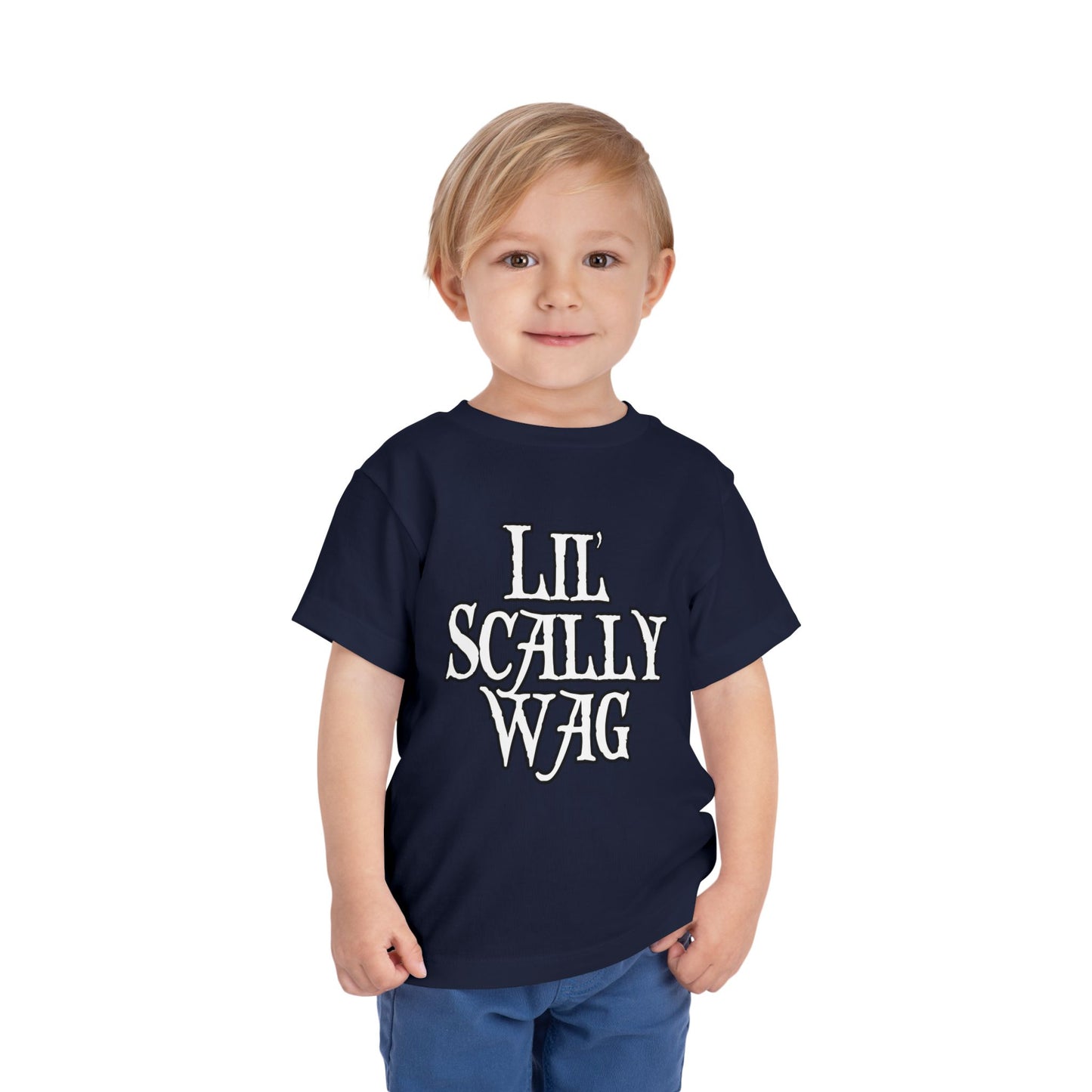 Lil Scullywag Double Print Pirate Toddler Tee