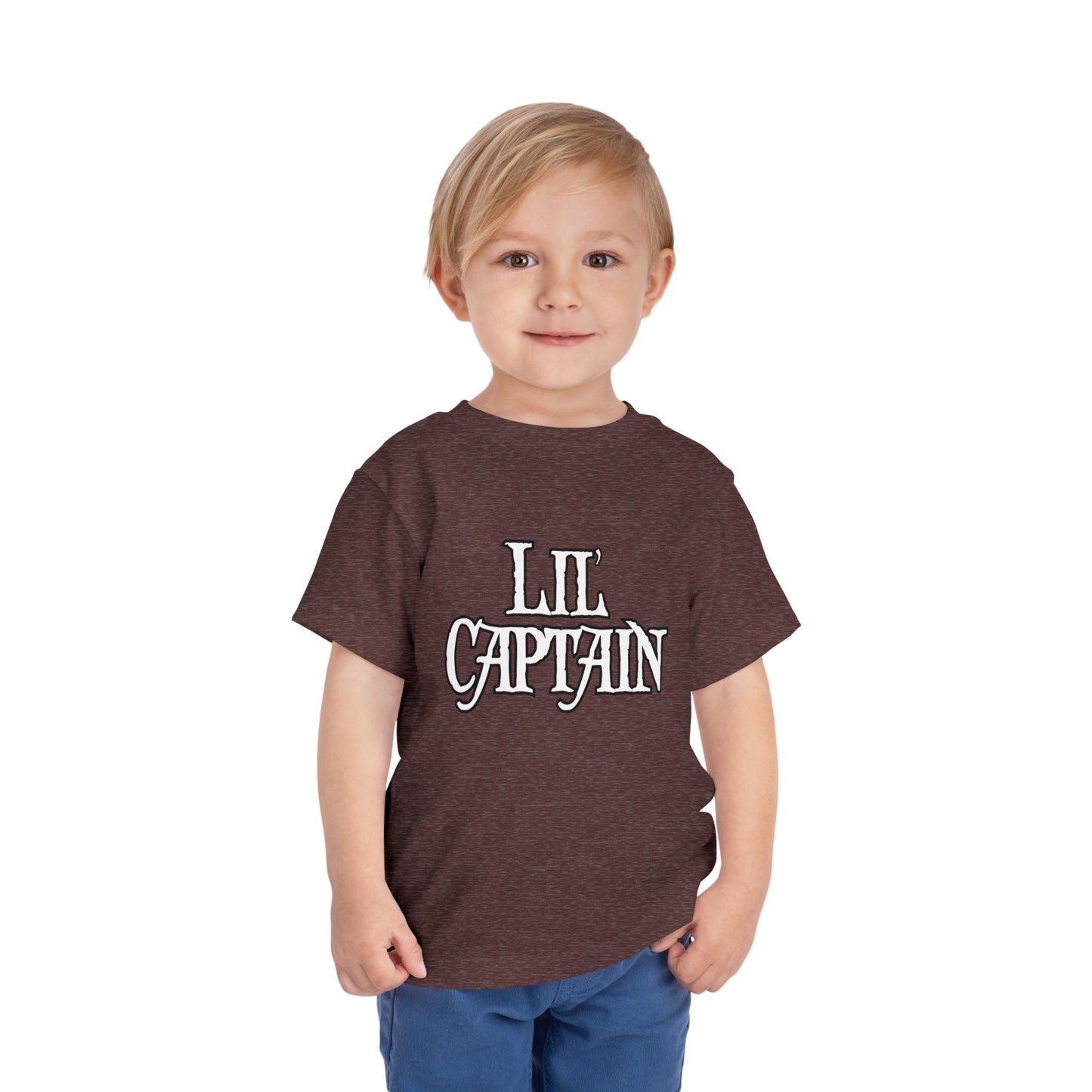 Lil Captain Double Print Pirate Toddler Tee
