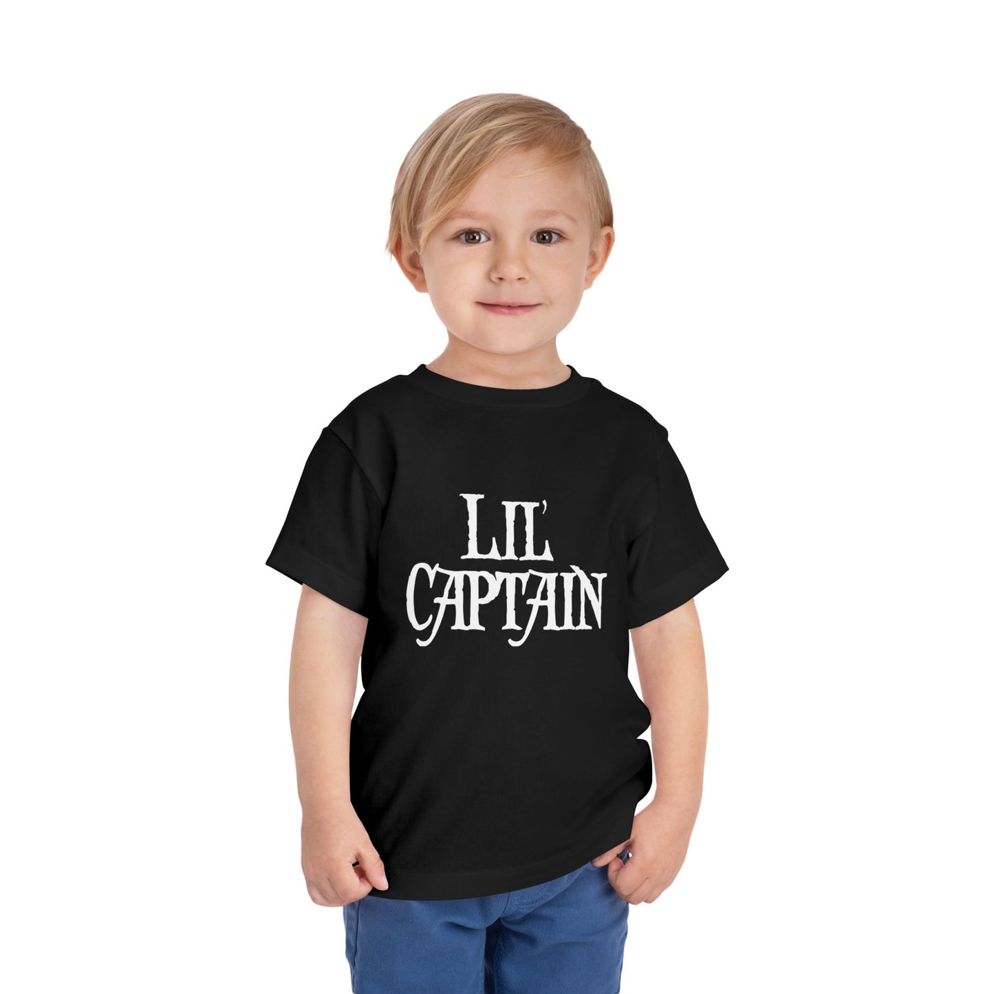 Lil Captain Double Print Pirate Toddler Tee