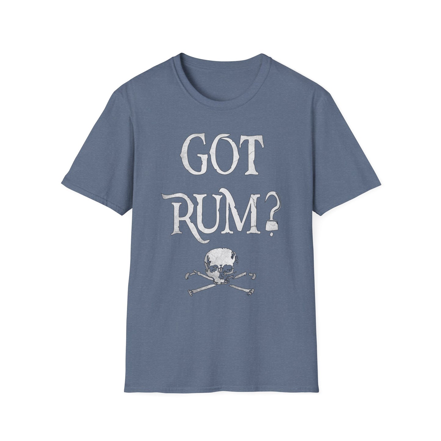 Got Rum? Unisex Heathered Softstyle Pirate Tee