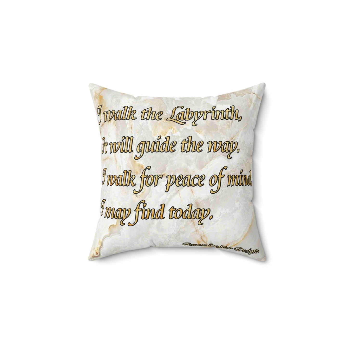 Chartres Cathedral Labyrinth White Texture Throw Pillow