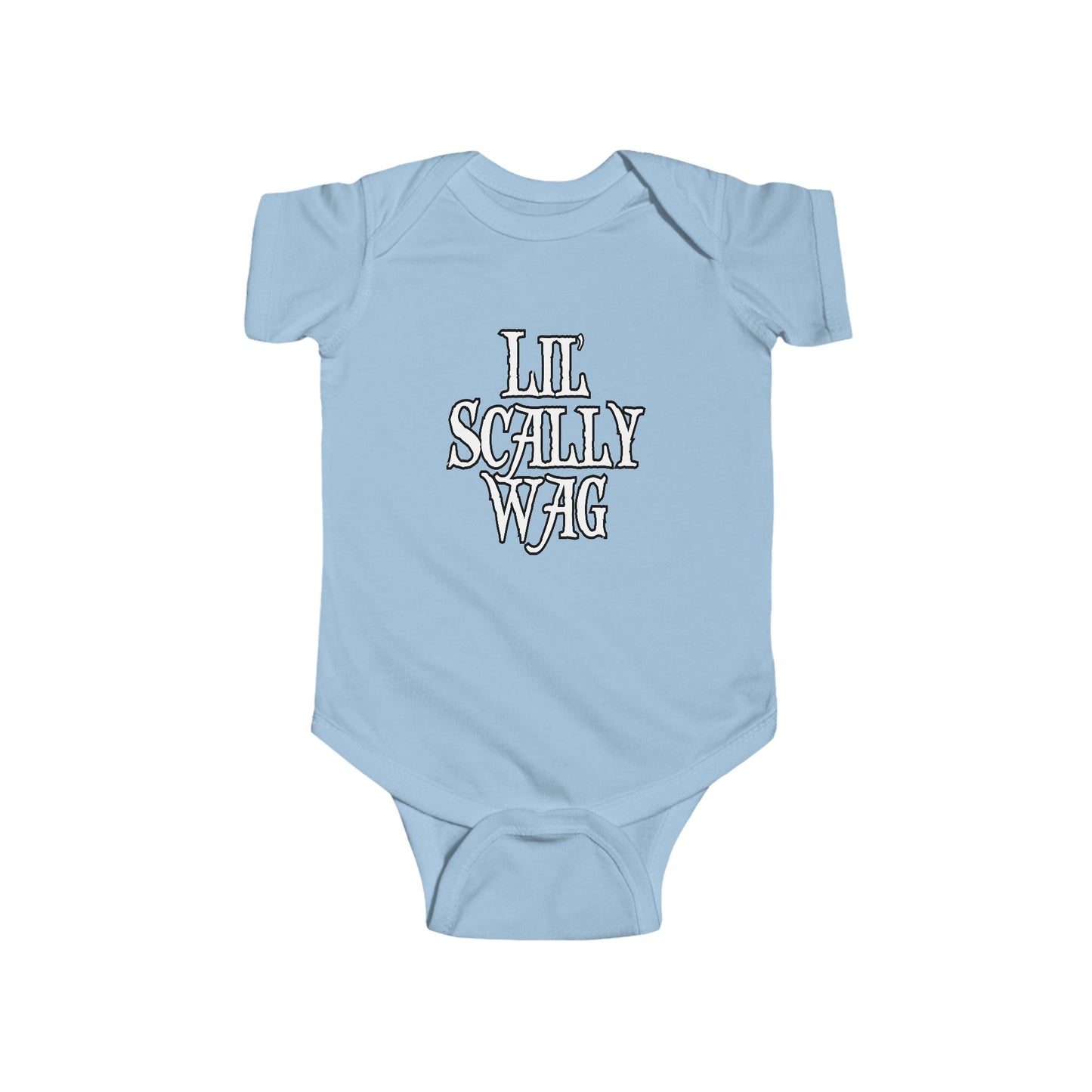 Lil Scallywag Double Print Pirate Baby Onesie