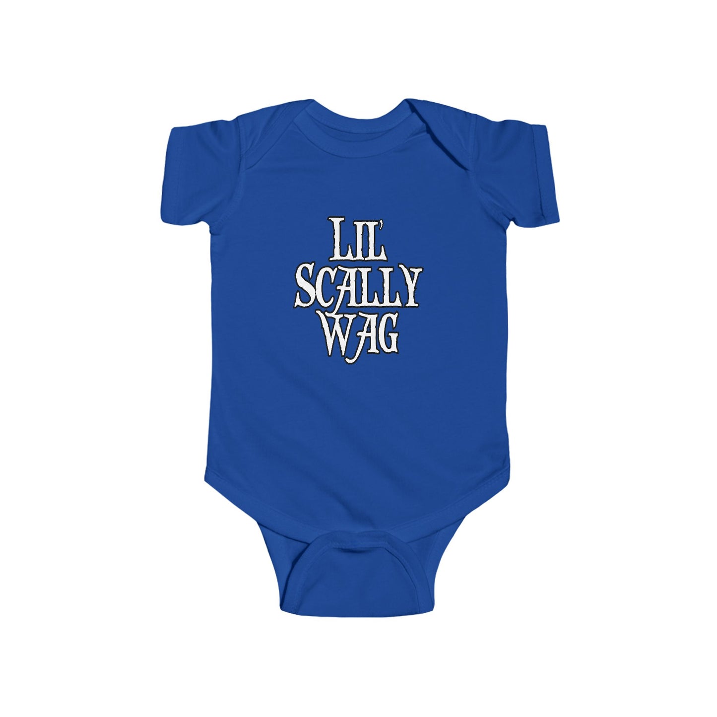 Lil Scallywag Double Print Pirate Baby Onesie