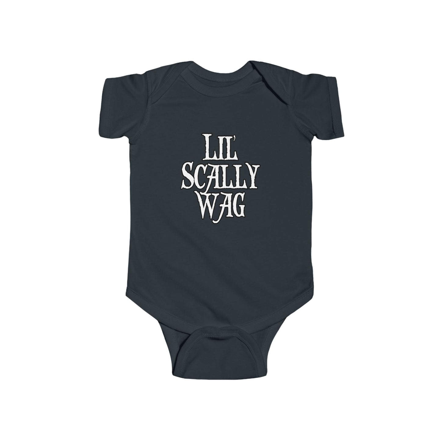 Lil Scallywag Double Print Pirate Baby Onesie