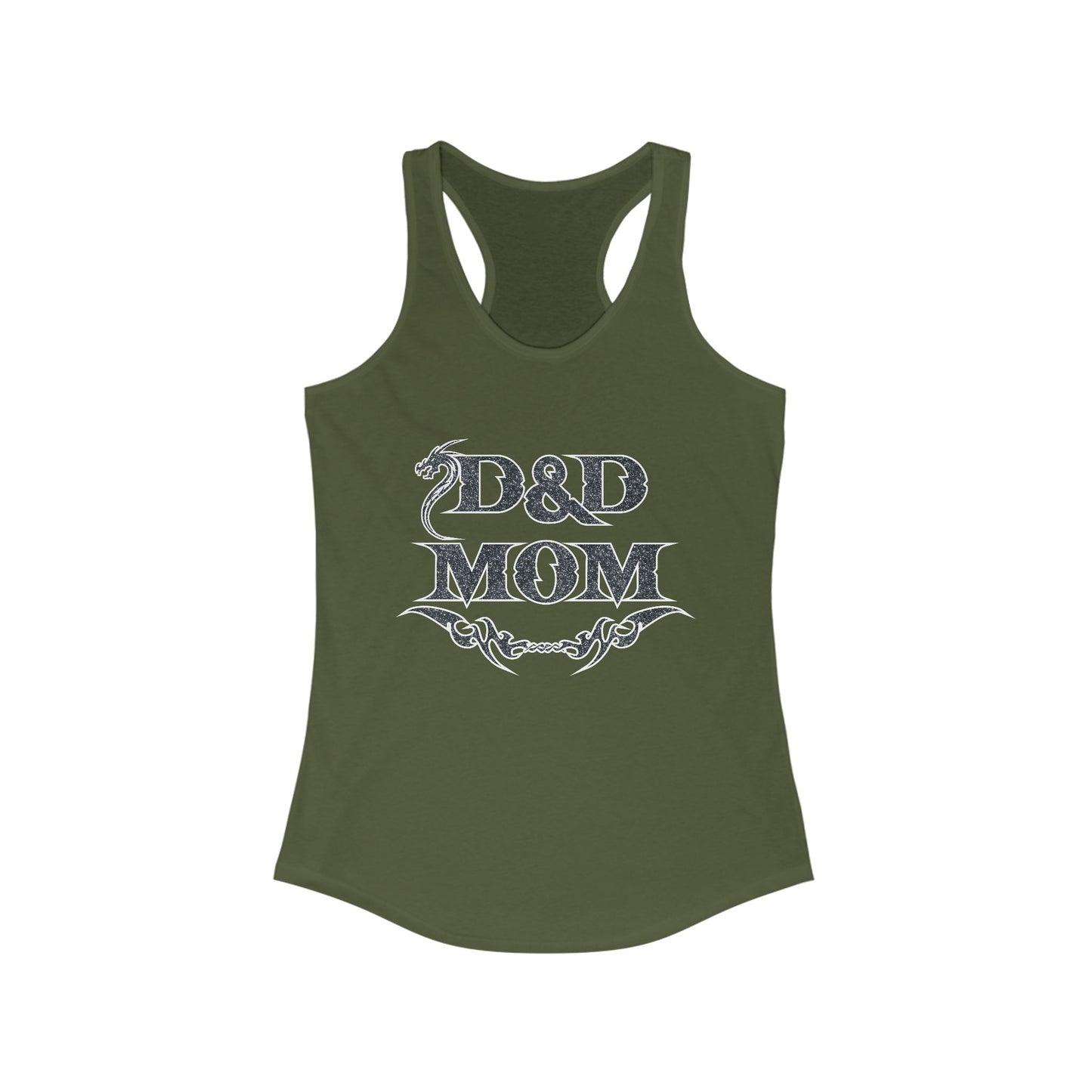D&D Mom Racerback Tank - Perfect Gift for Gaming Moms