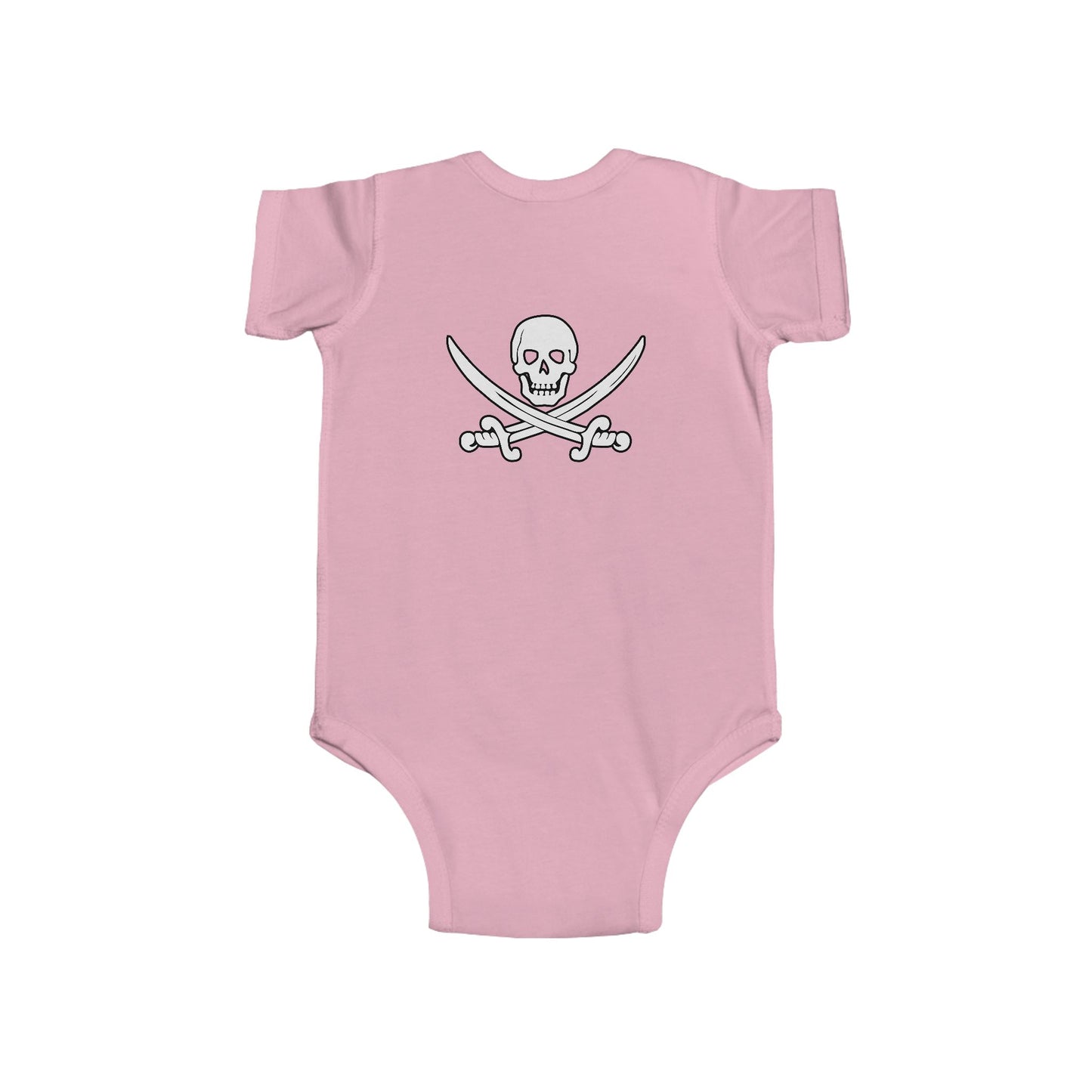 Me Mum's Chest Double Print Pirate Baby Onesie