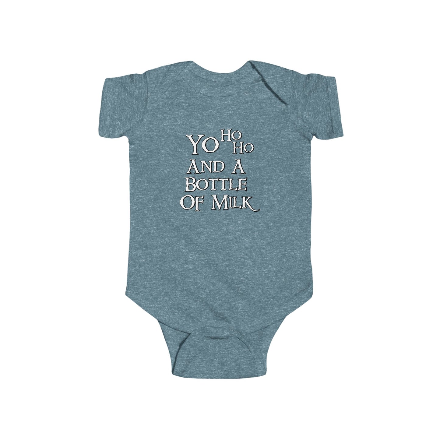 Bottle of Milk Pirate Baby Onesie