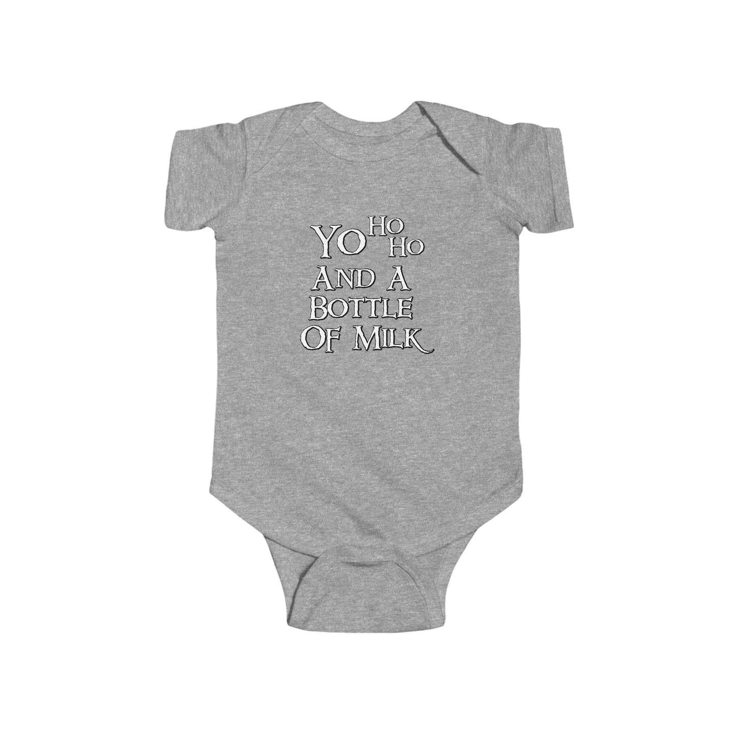 Bottle of Milk Pirate Baby Onesie