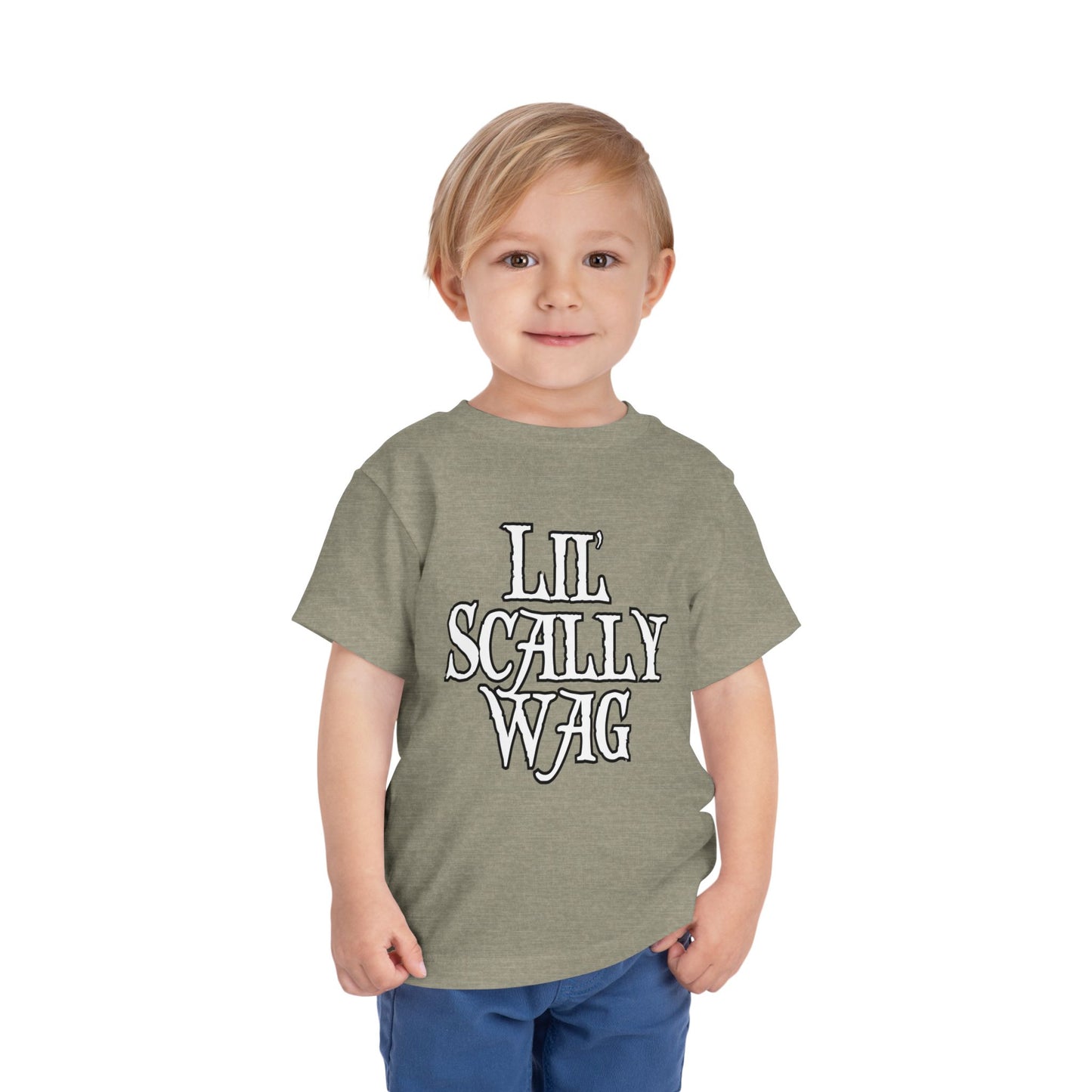Lil Scullywag Double Print Pirate Toddler Tee