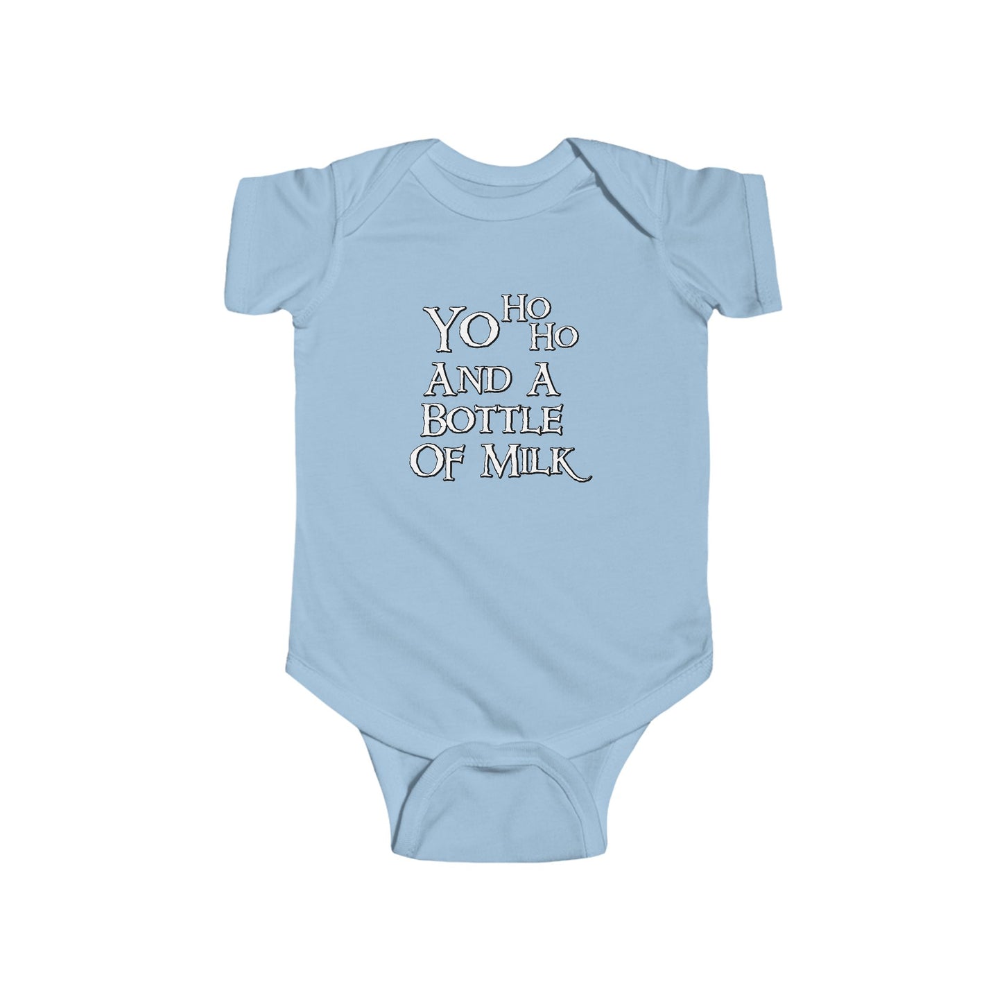 Bottle of Milk Pirate Baby Onesie