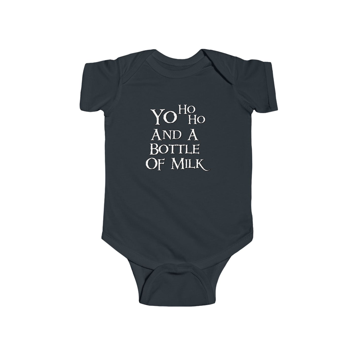 Bottle of Milk Pirate Baby Onesie