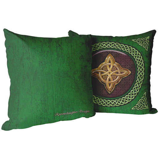 4 Point Celtic Knot Throw Pillow Pillow