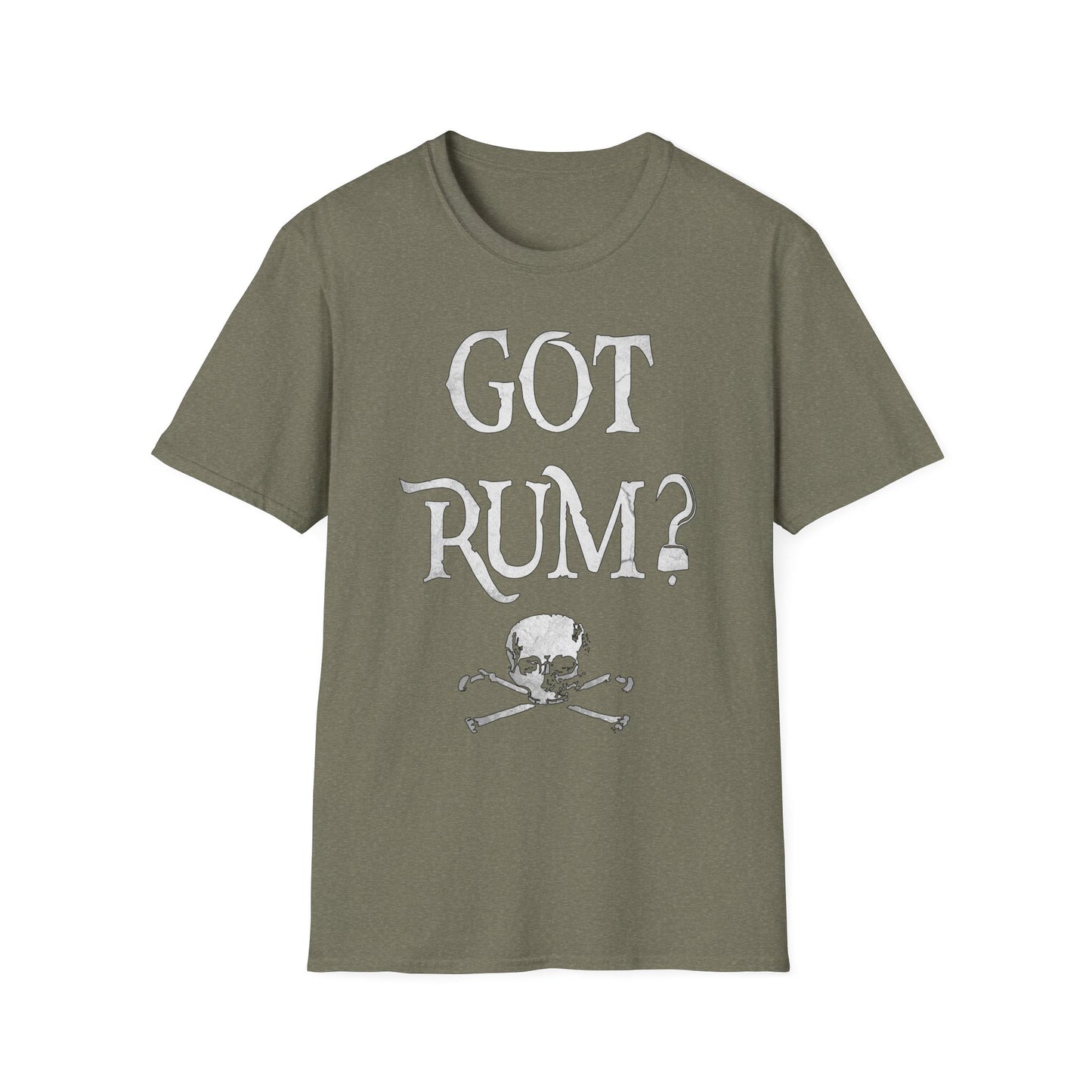 Got Rum? Unisex Heathered Softstyle Pirate Tee