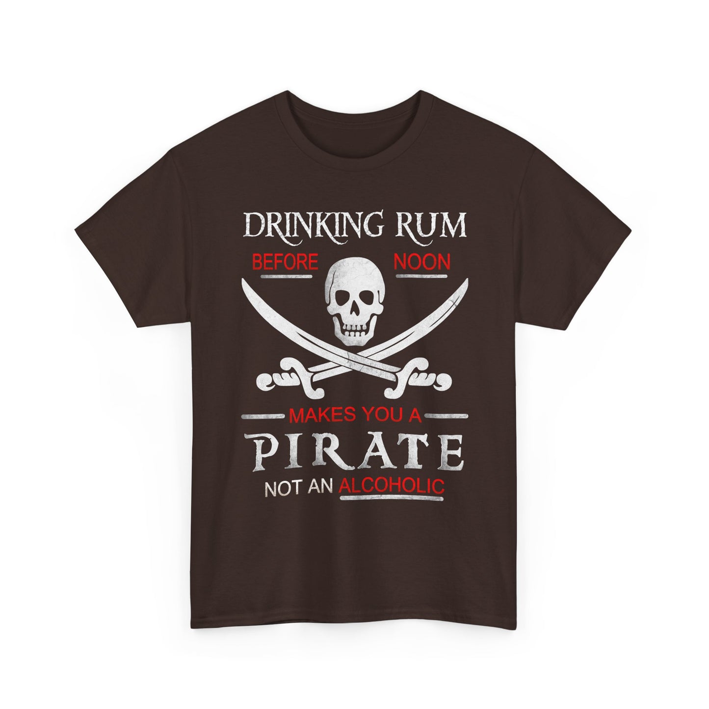 Drinking Rum Before Noon Unisex Pirate Tee