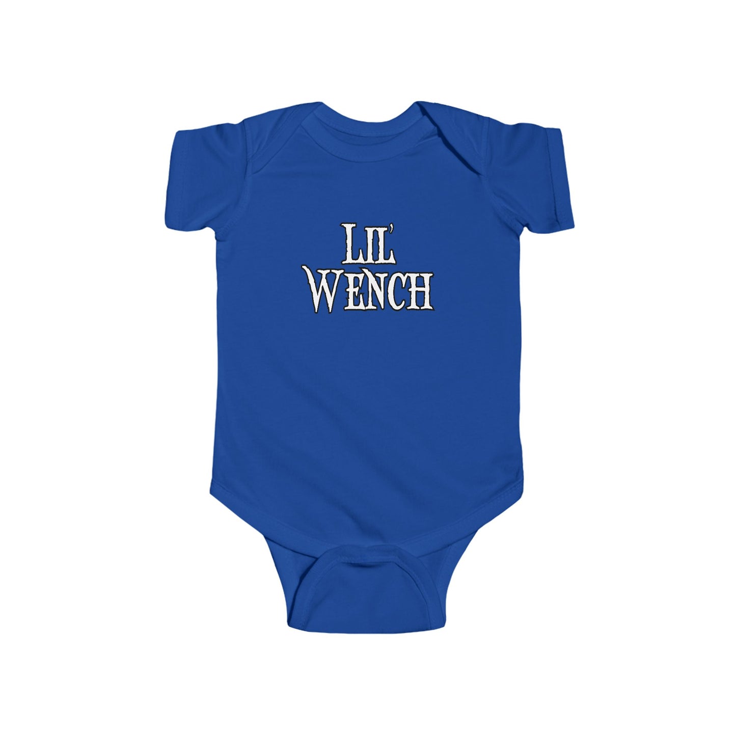 Lil Wench Double Print Pirate Baby Onesie