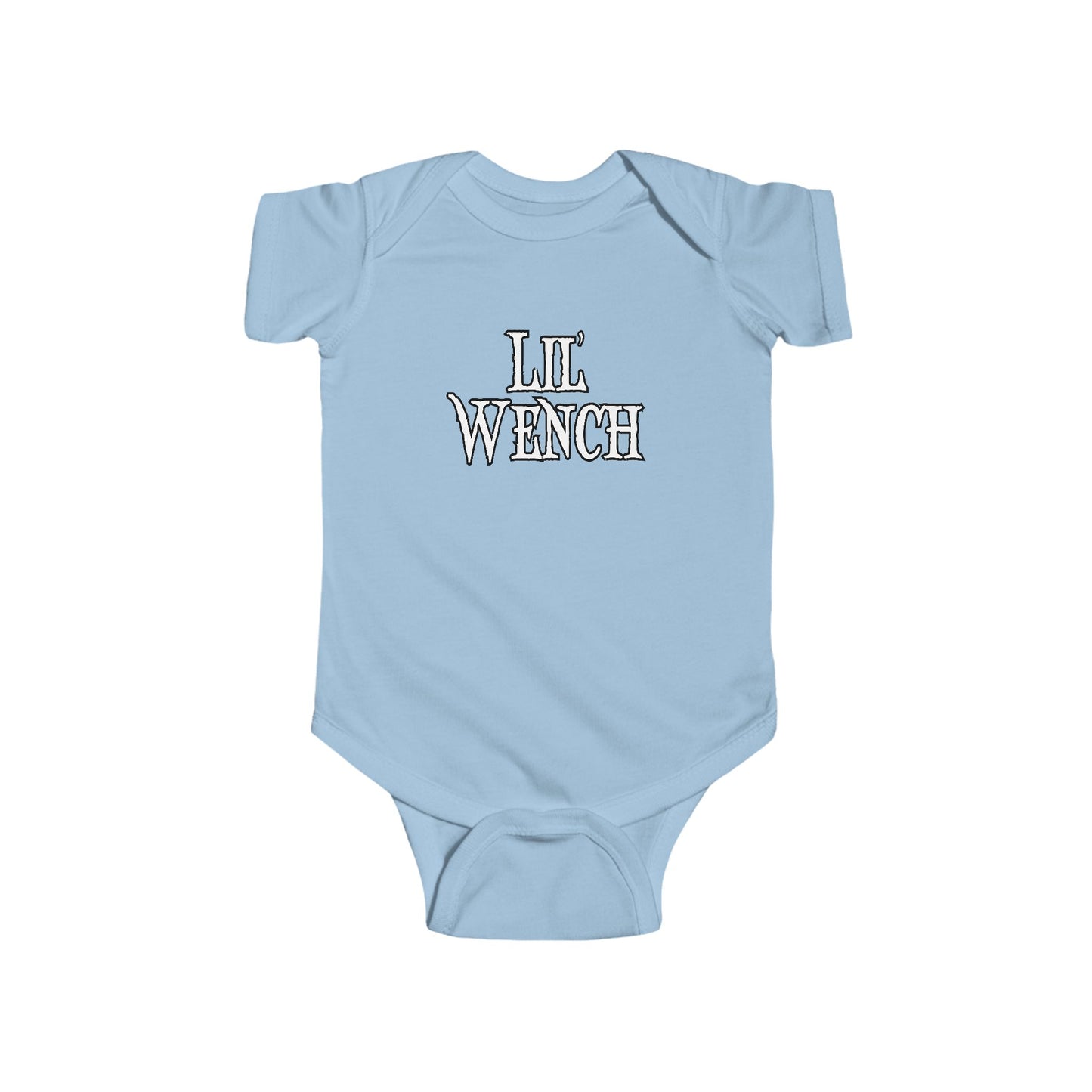Lil Wench Double Print Pirate Baby Onesie