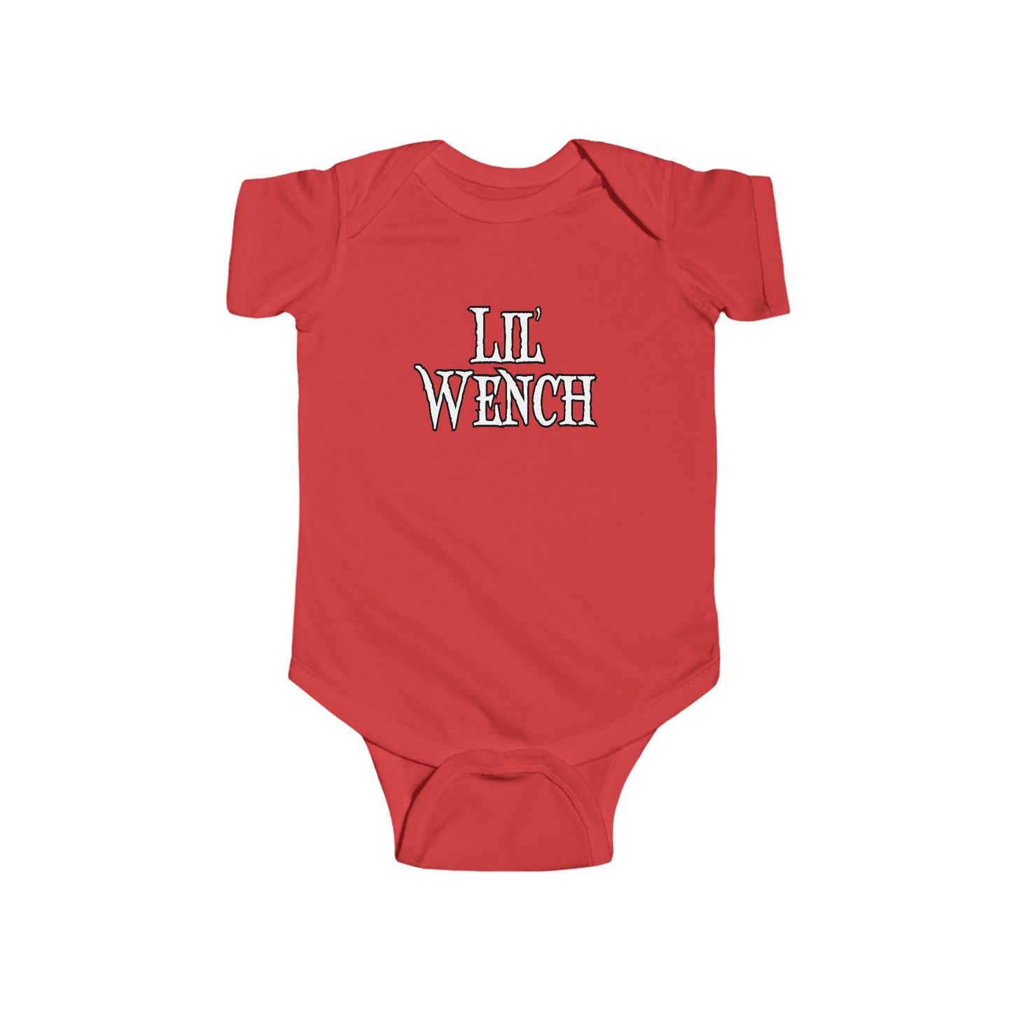 Lil Wench Double Print Pirate Baby Onesie