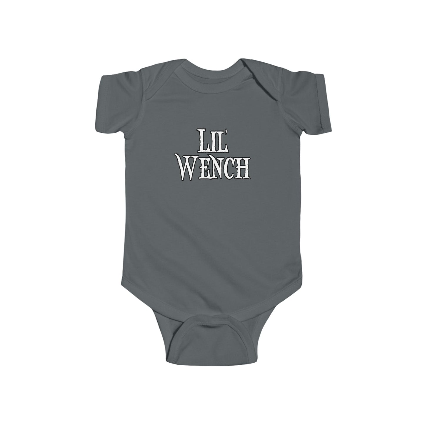 Lil Wench Double Print Pirate Baby Onesie
