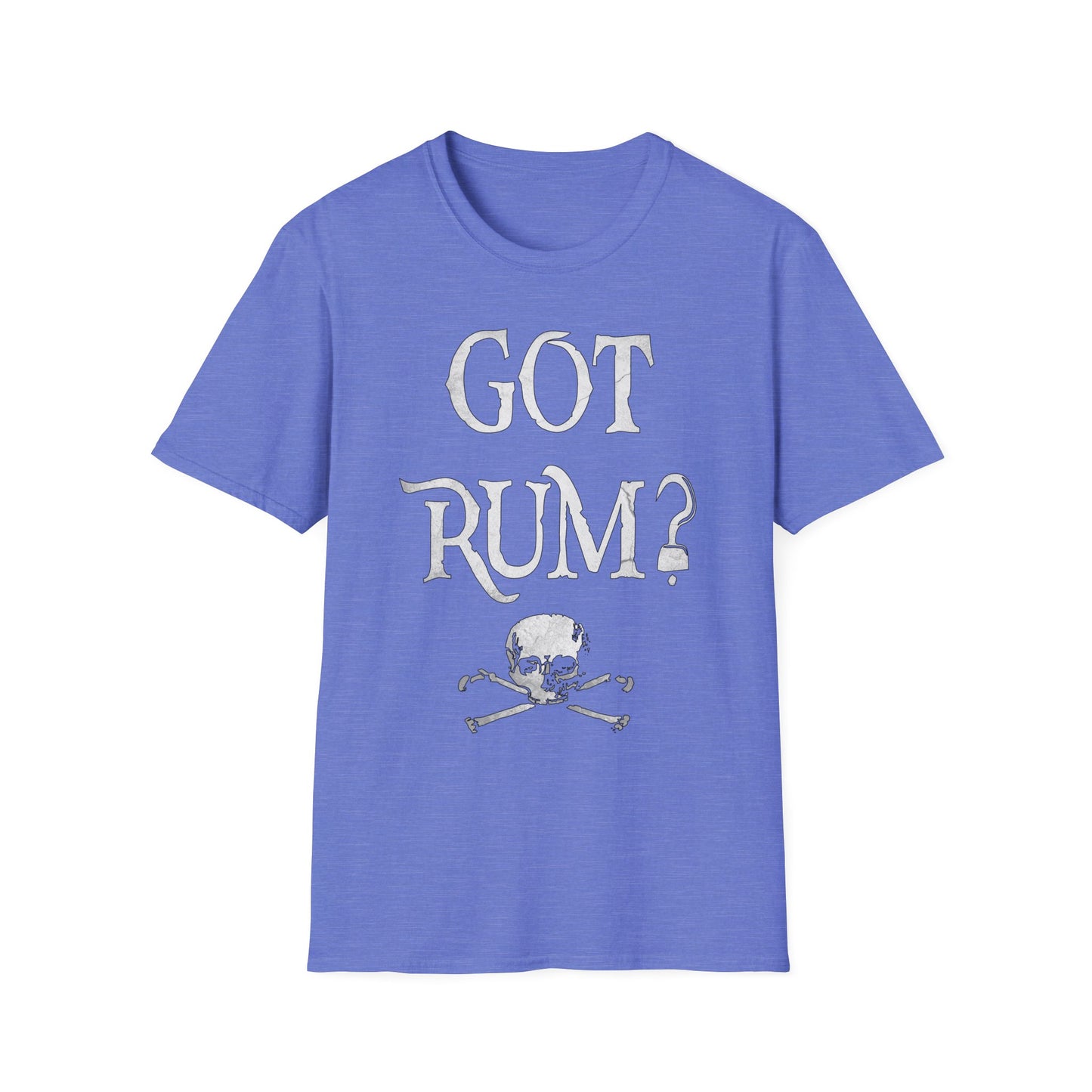 Got Rum? Unisex Heathered Softstyle Pirate Tee