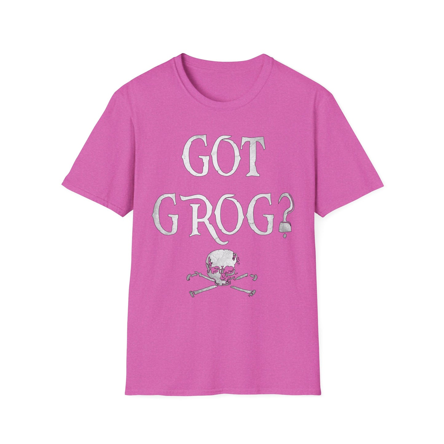 Got Grog? Unisex Heathered Softstyle Pirate T-Shirt