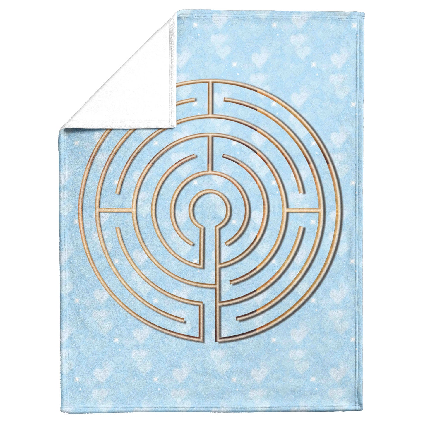 Abingdon Labyrinth Therapy Blanket - Blue