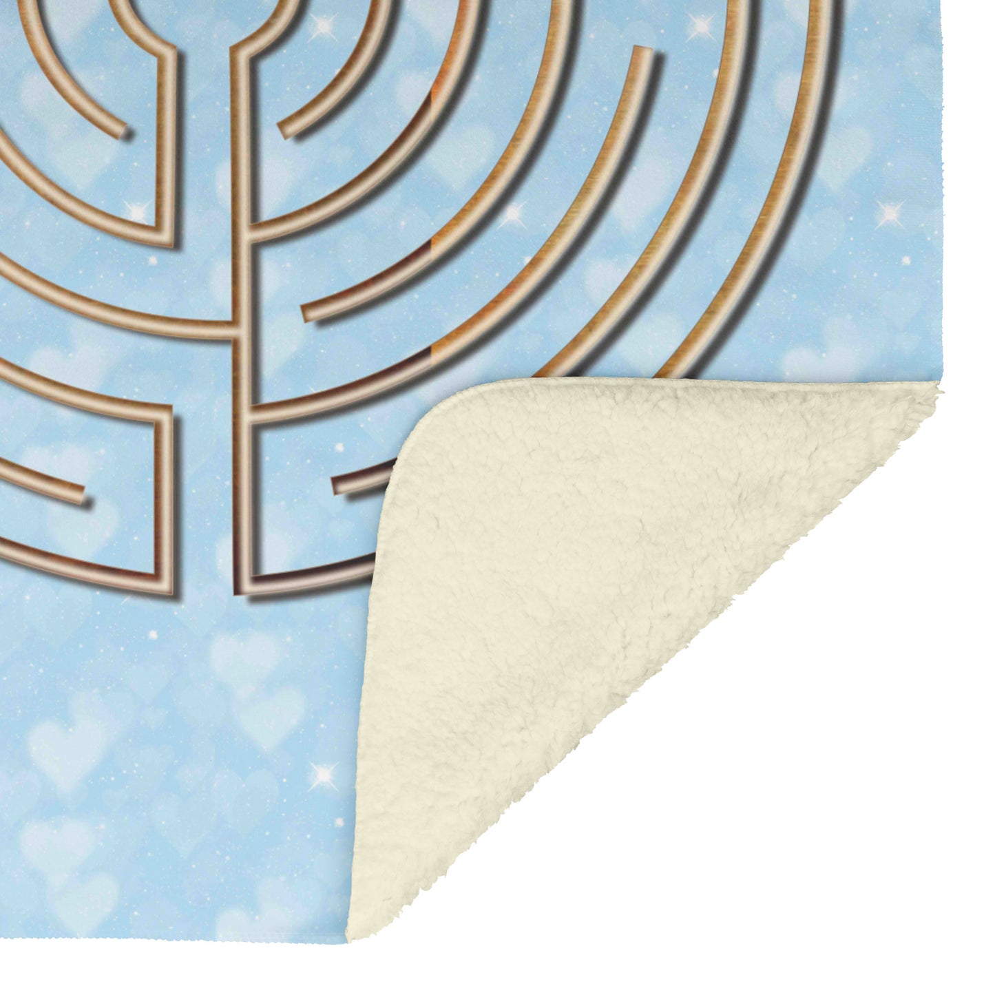 Abingdon Labyrinth Therapy Blanket - Blue