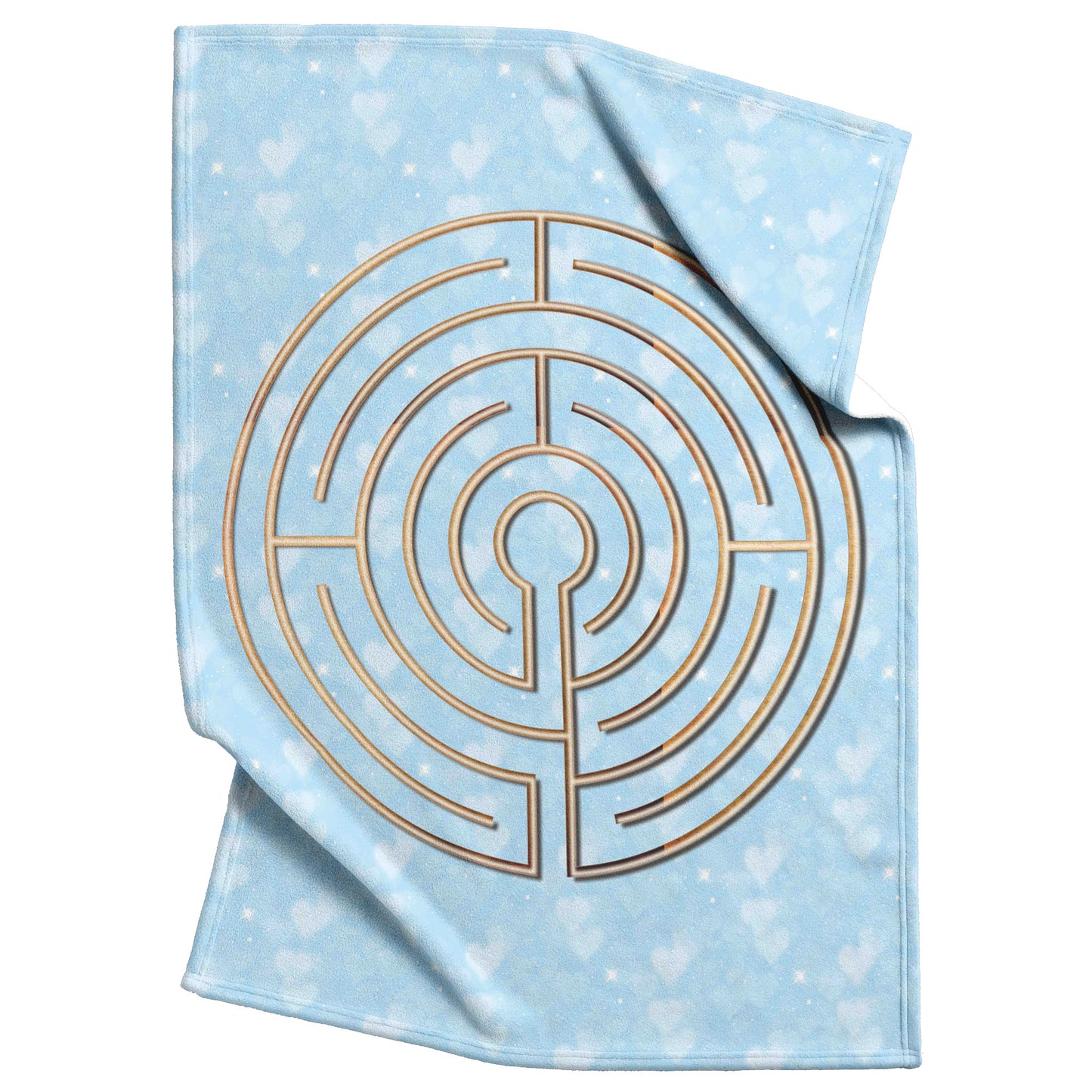 Abingdon Labyrinth Therapy Blanket - Blue