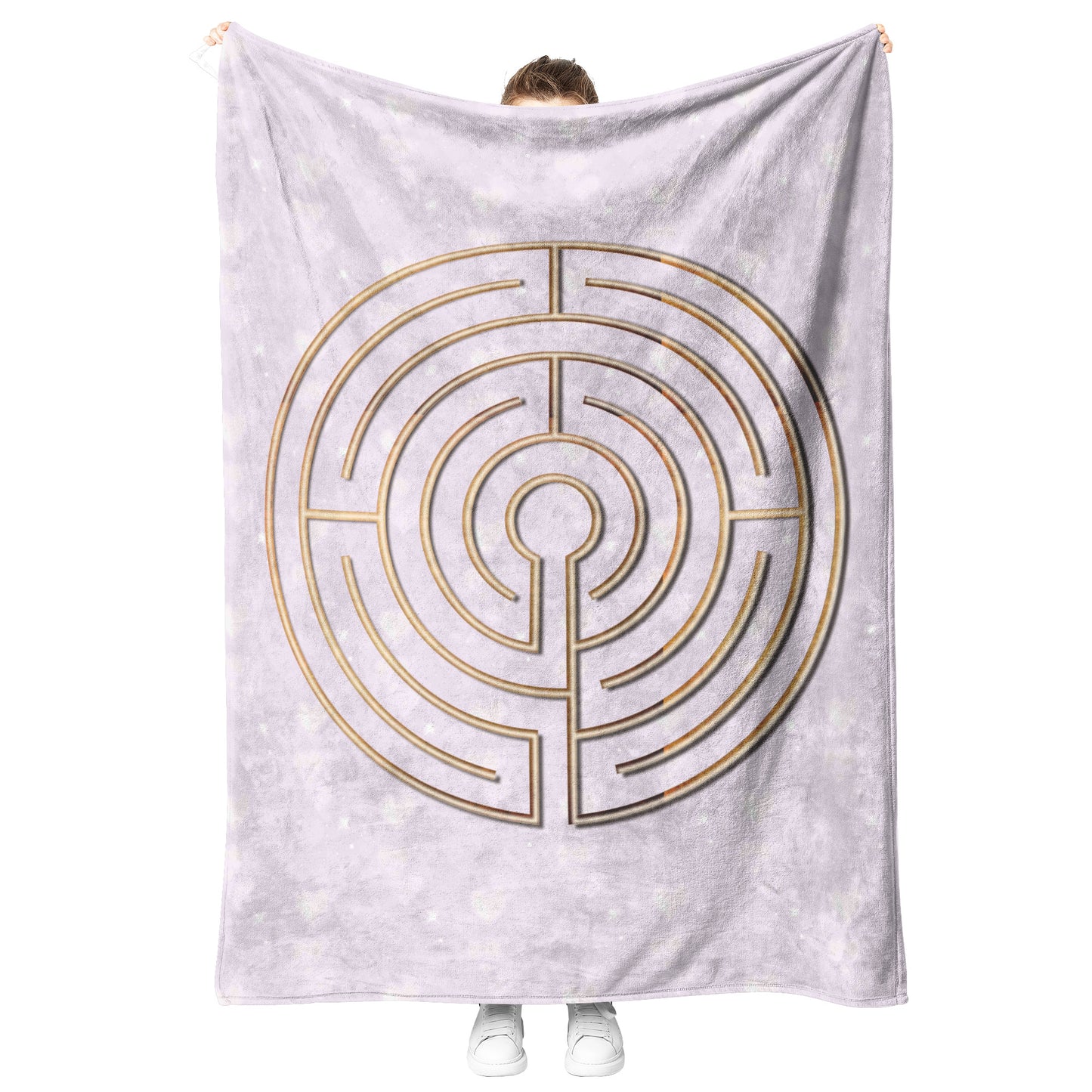 Abingdon Labyrinth Therapy Blanket - Lavendar