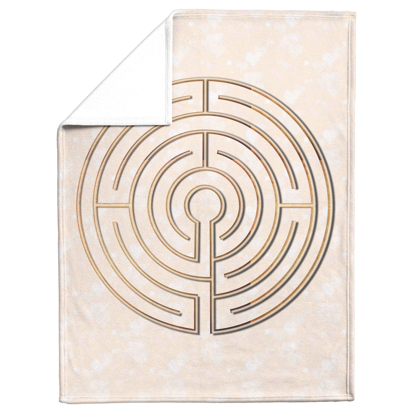 Abingdon Labyrinth Therapy Blanket - Peach