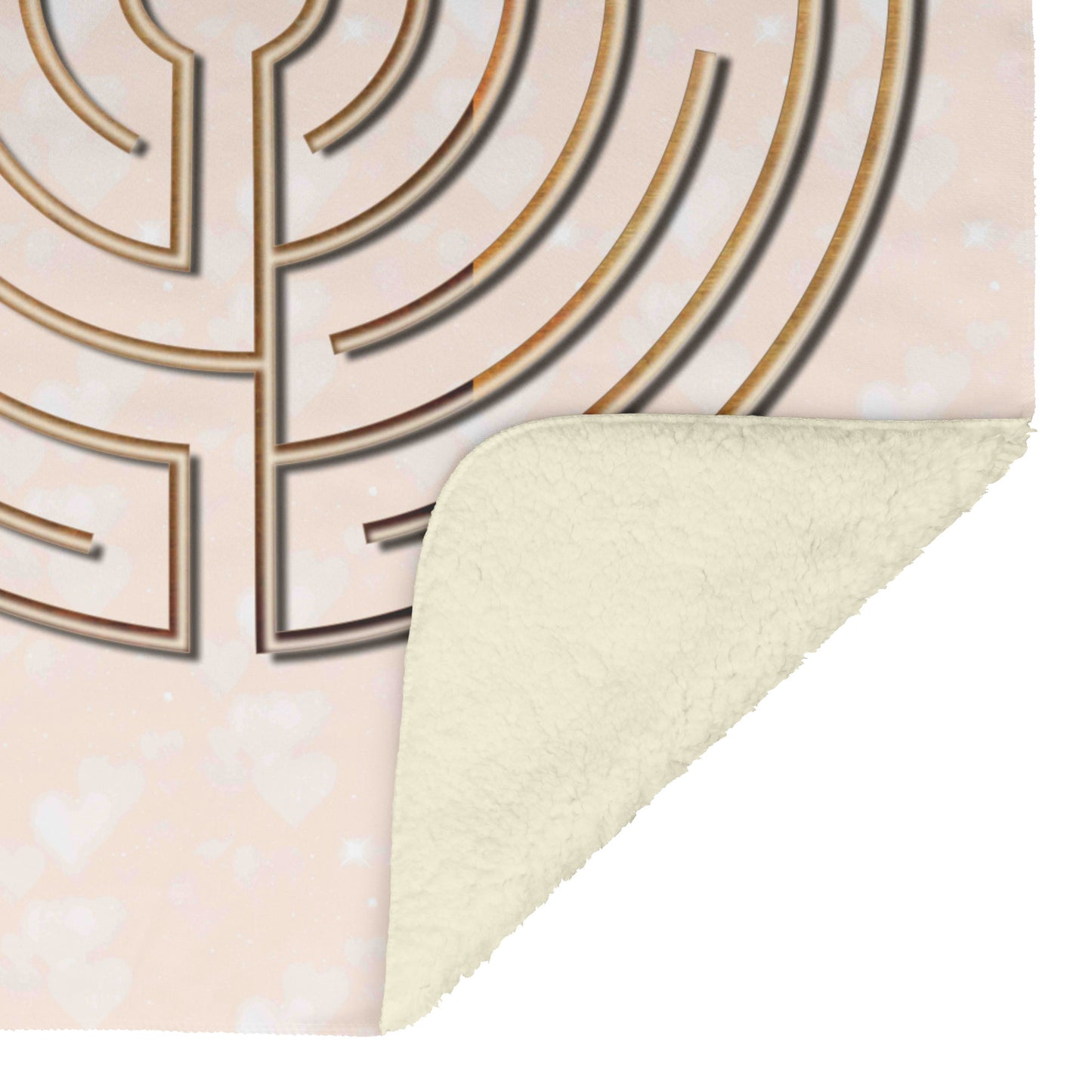 Abingdon Labyrinth Therapy Blanket - Peach