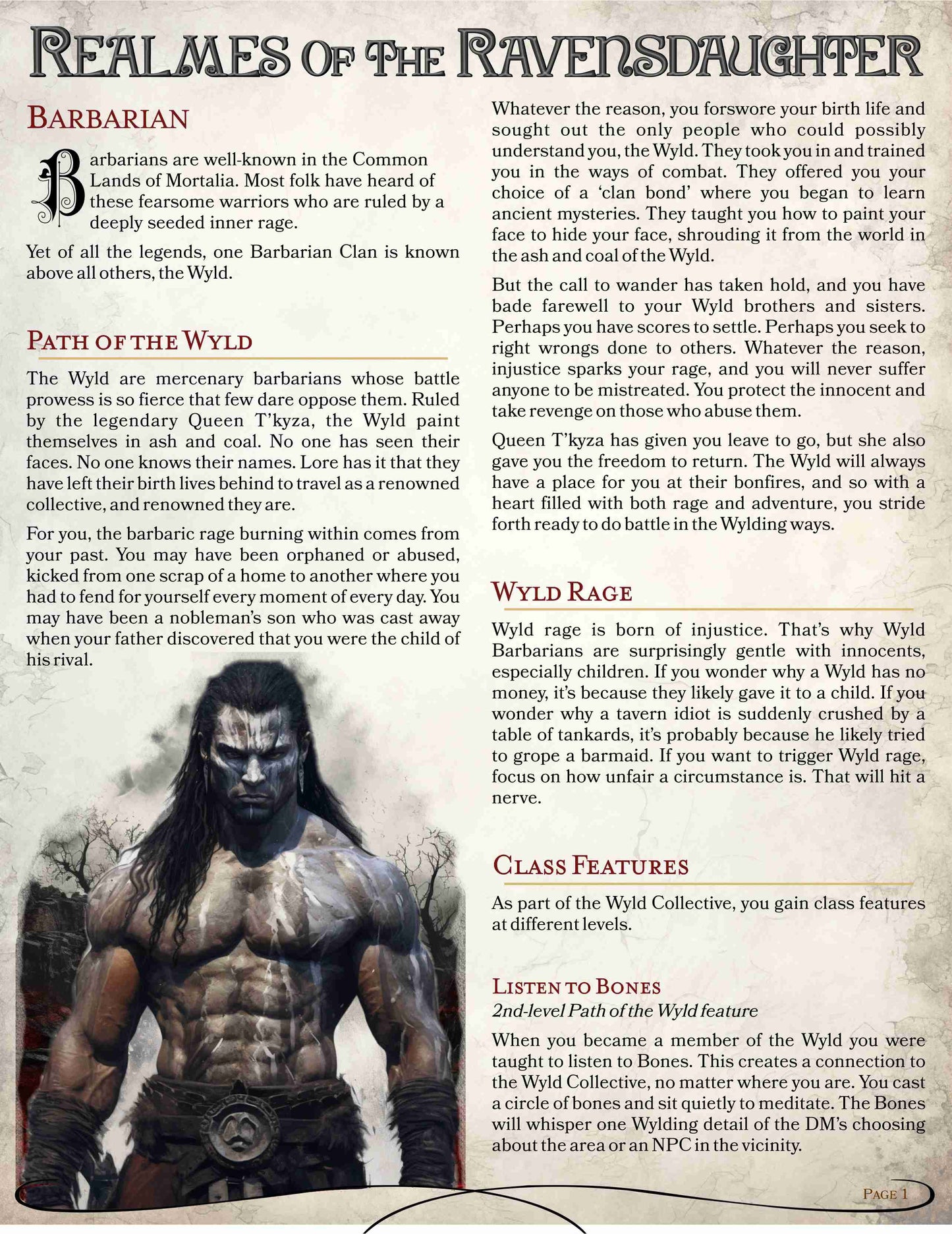 Realmes of the Ravensdaughter COMPLETE 5E Gaming Guide