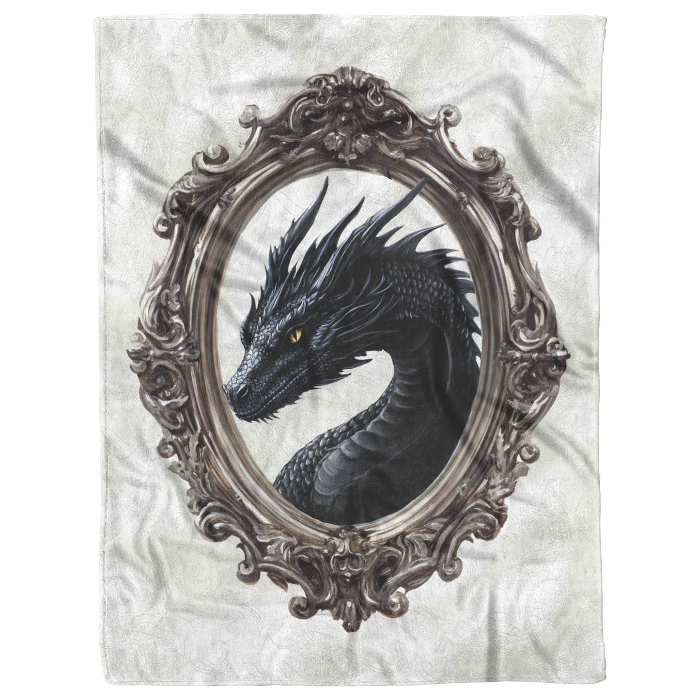 Black Dragon Fleece Blanket