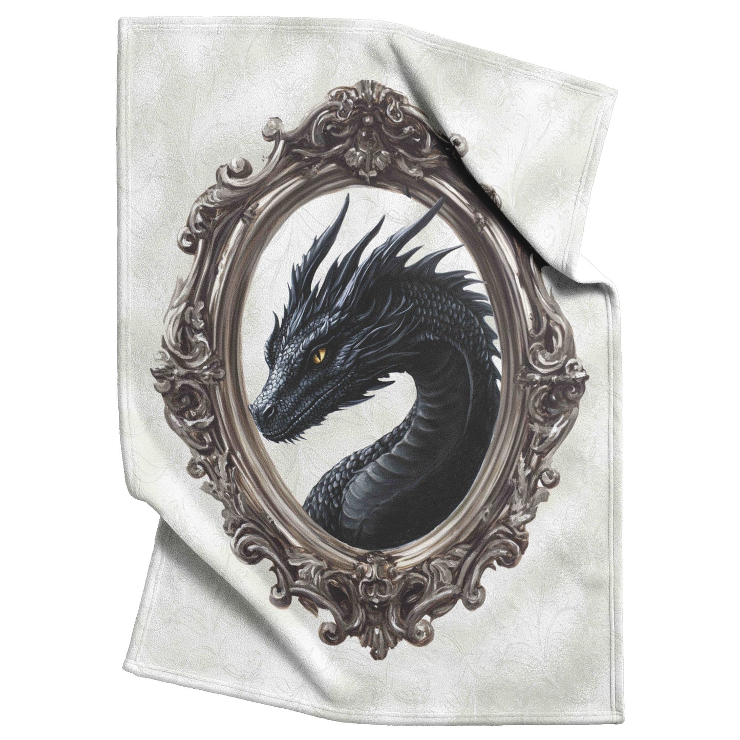 Black Dragon Fleece Blanket
