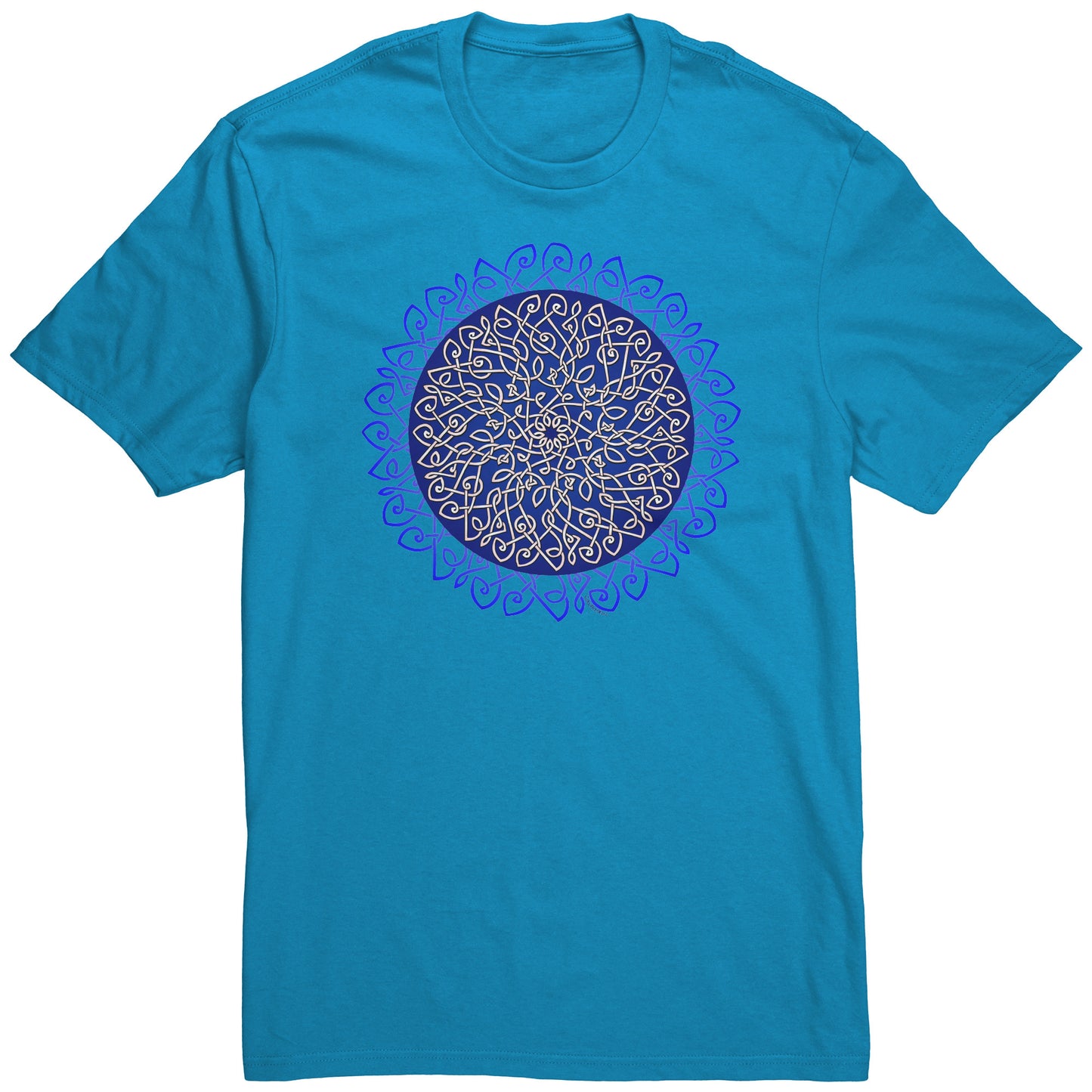 Celtic Burst - Blue Unisex T-shirt