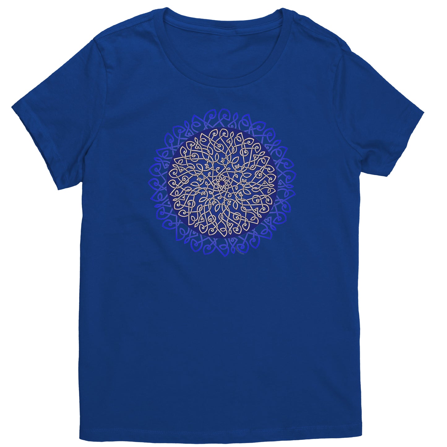 Celtic Burst - Blue Womens T-shirt