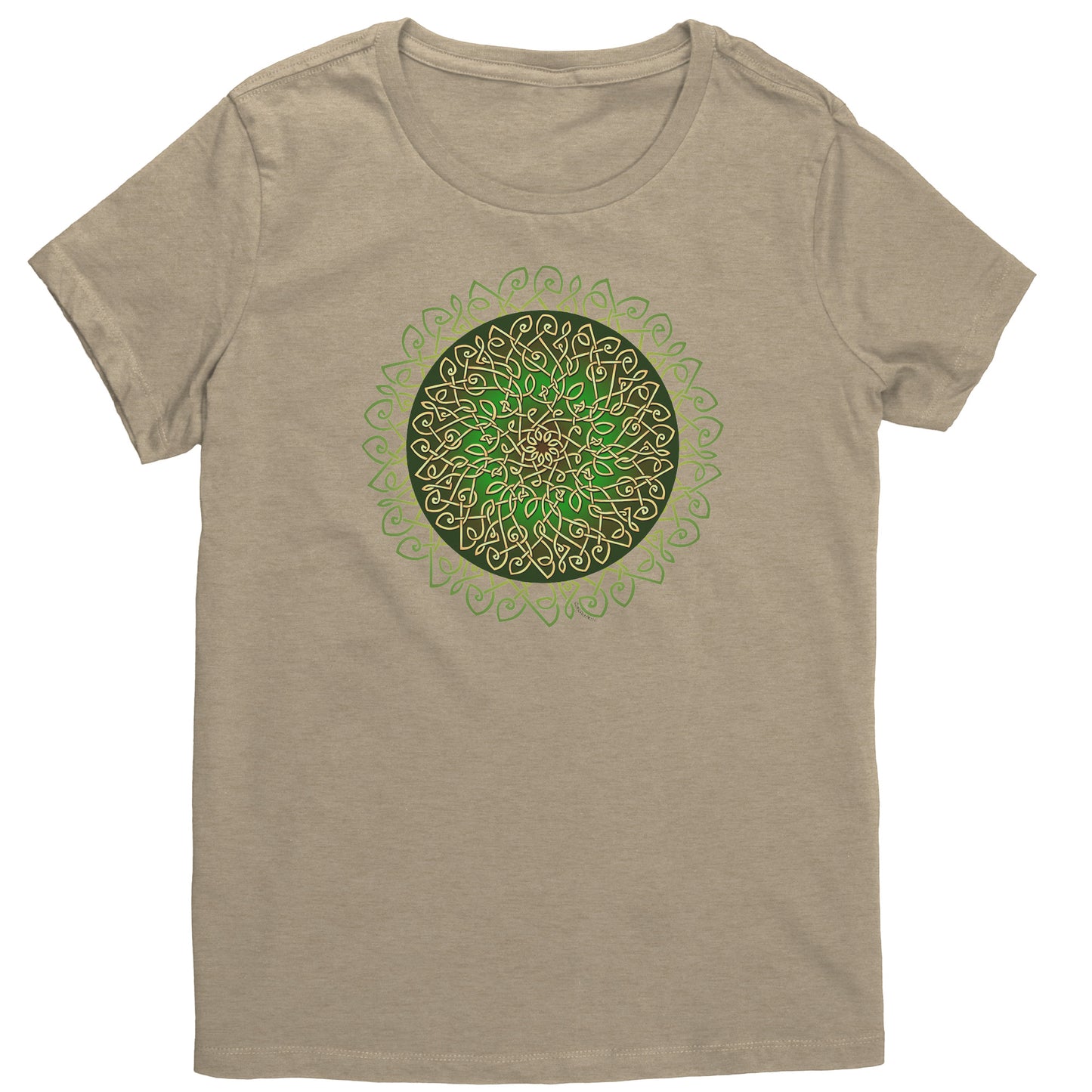 Celtic Burst - Sage Womens T-shirt
