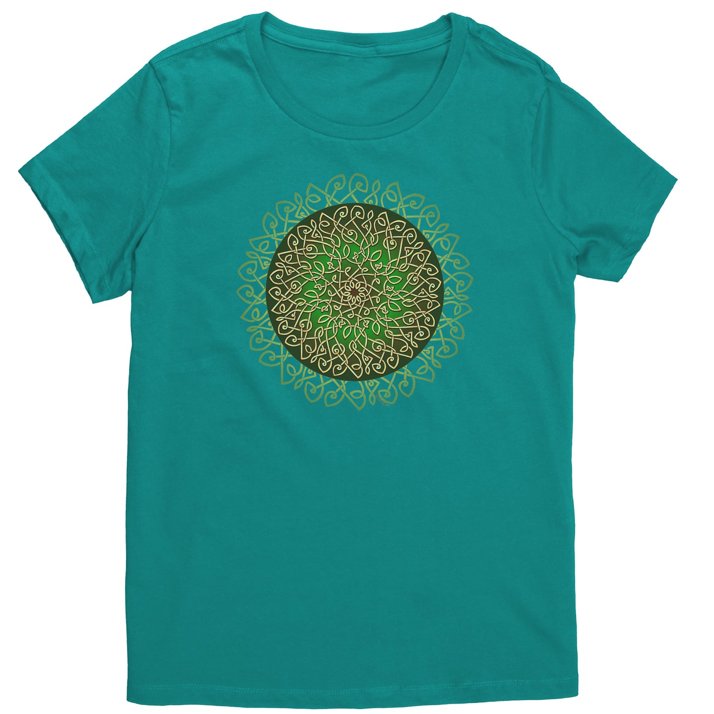 Celtic Burst - Sage Womens T-shirt