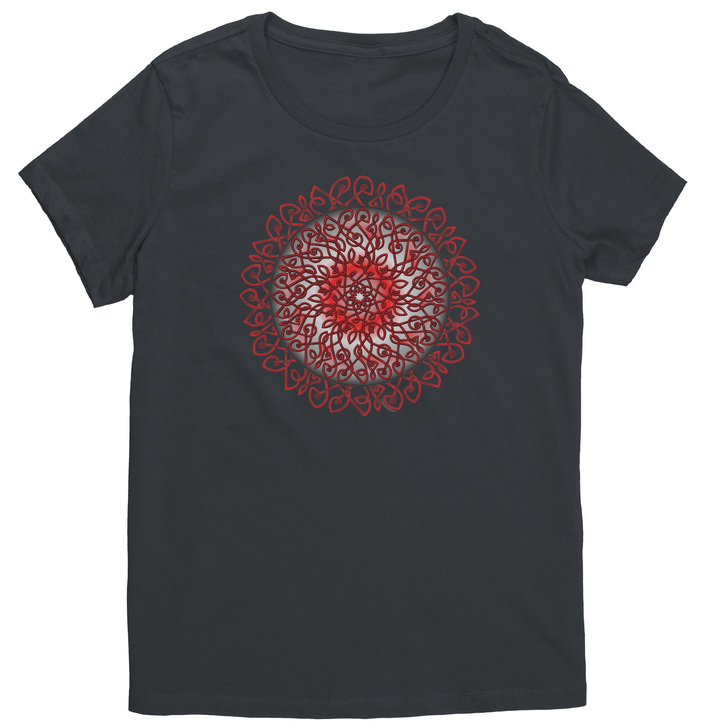Celtic Burst - Red Womens T-shirt