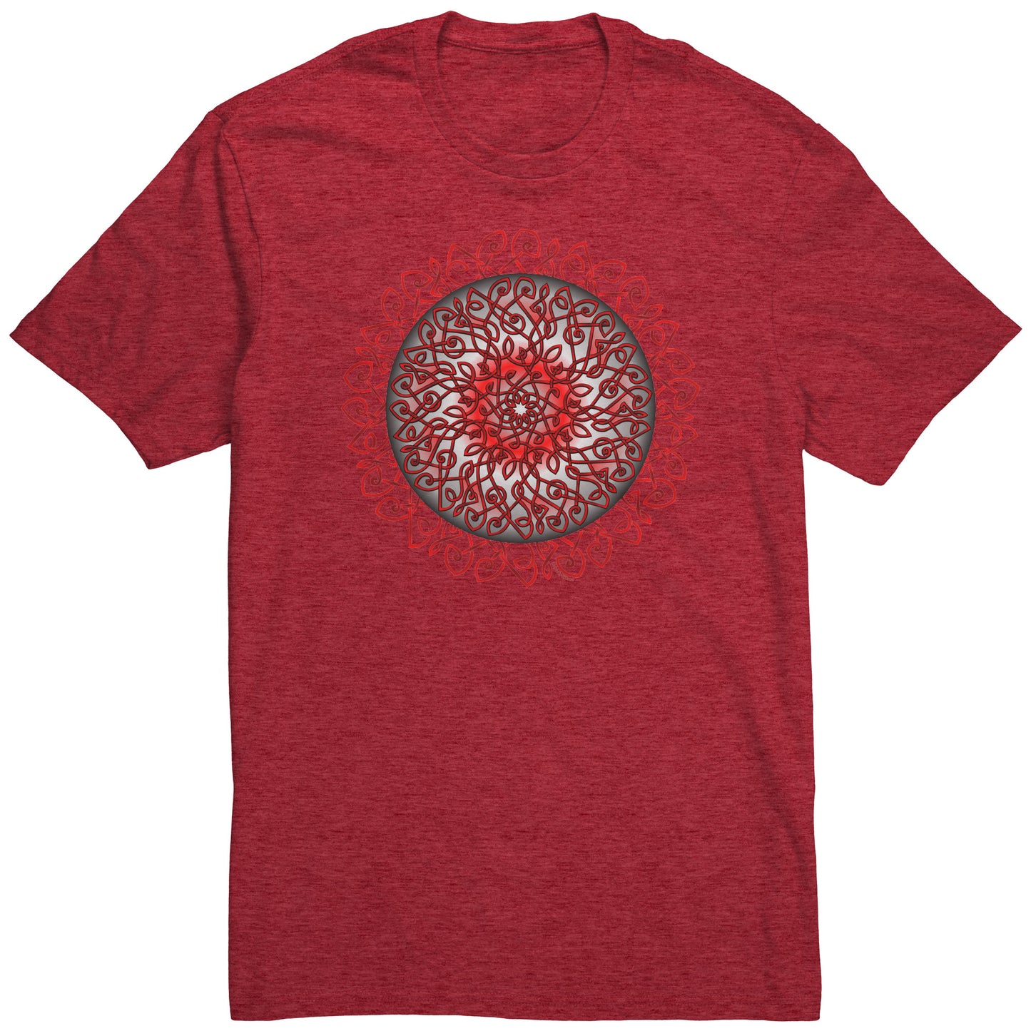 Celtic Burst - Red Unisex T-shirt