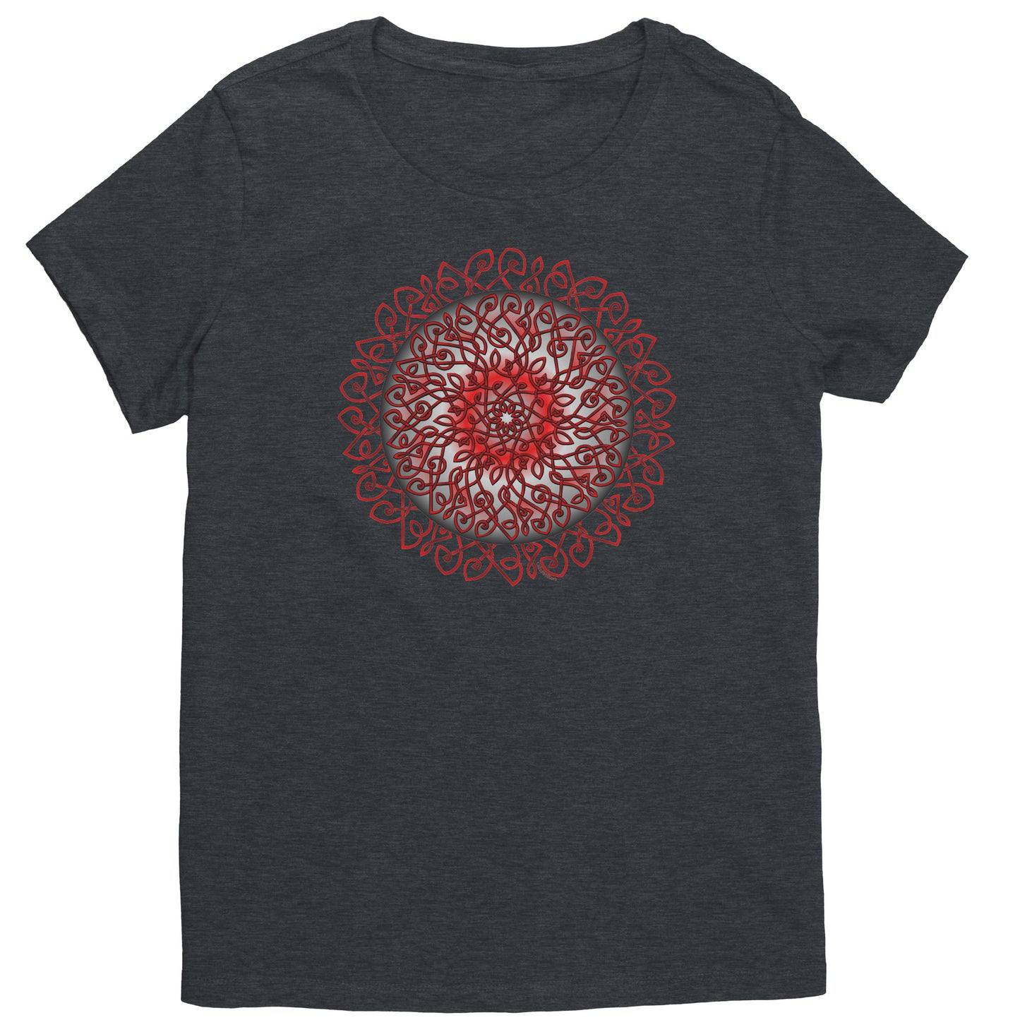 Celtic Burst - Red Womens T-shirt