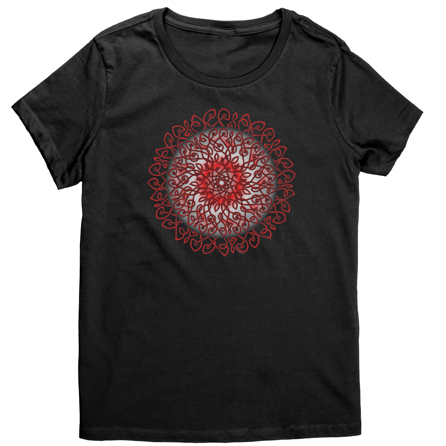 Celtic Burst - Red Womens T-shirt