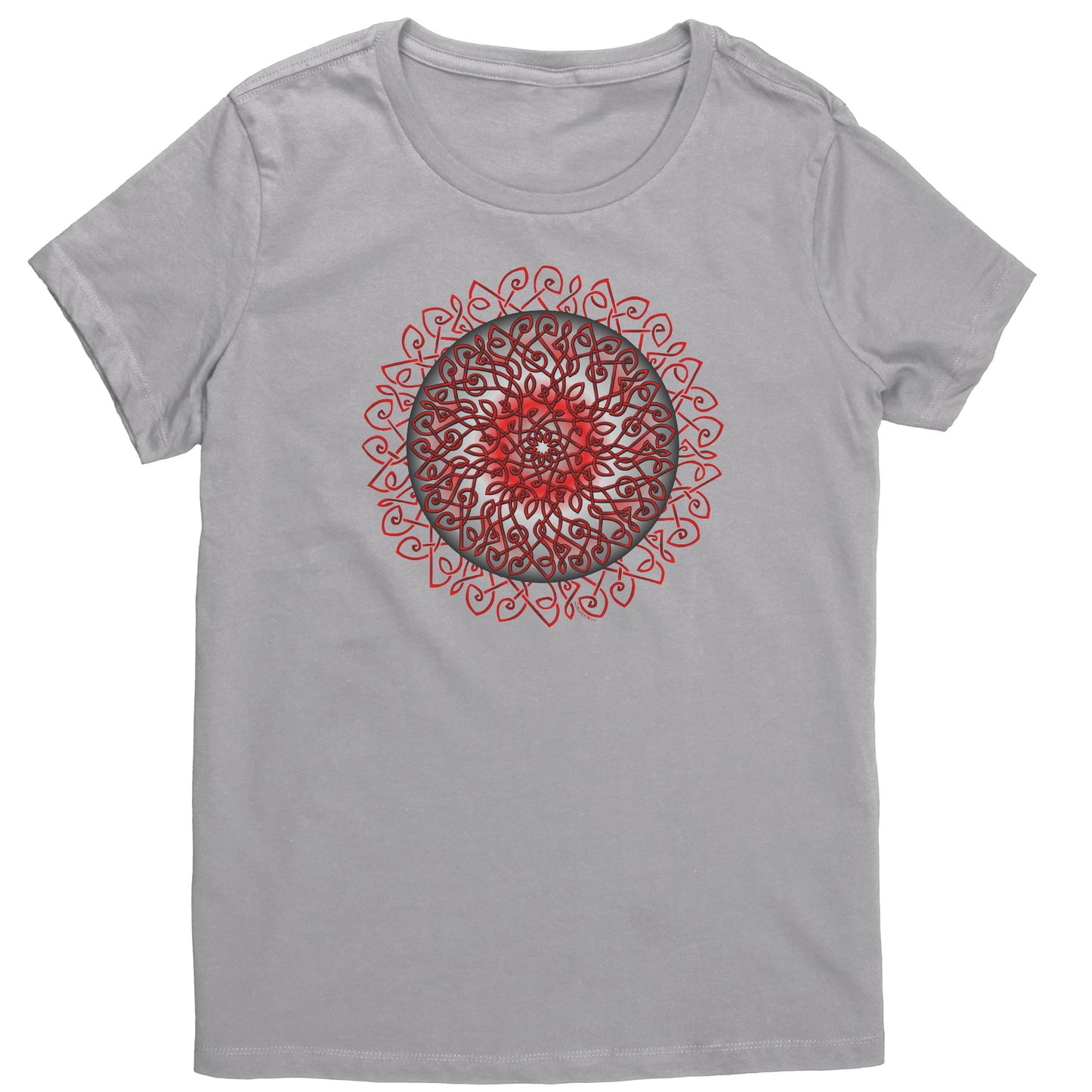 Celtic Burst - Red Womens T-shirt