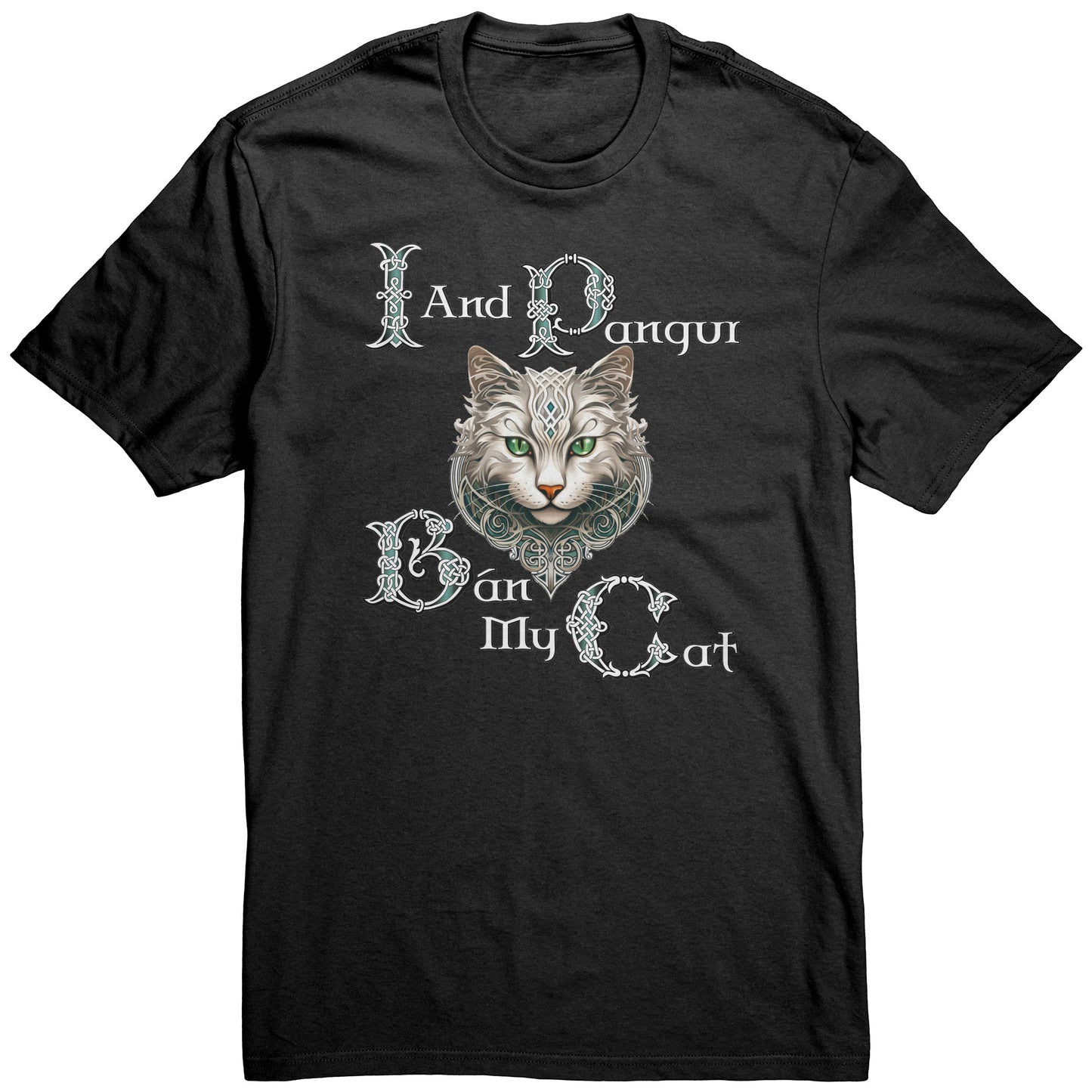 Celtic Pangur Ban Unisex T-Shirt