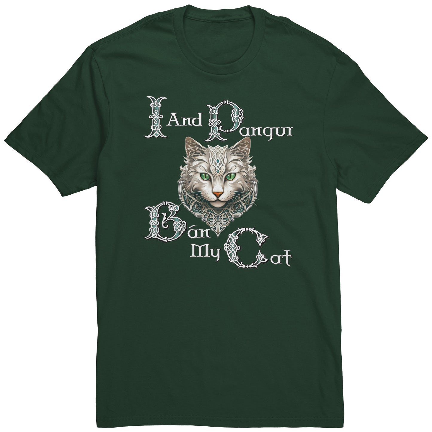 Celtic Pangur Ban Unisex T-Shirt