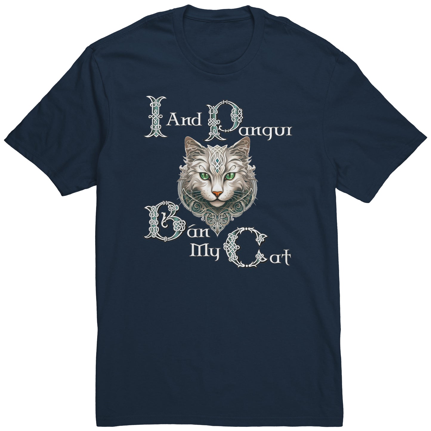 Celtic Pangur Ban Unisex T-Shirt